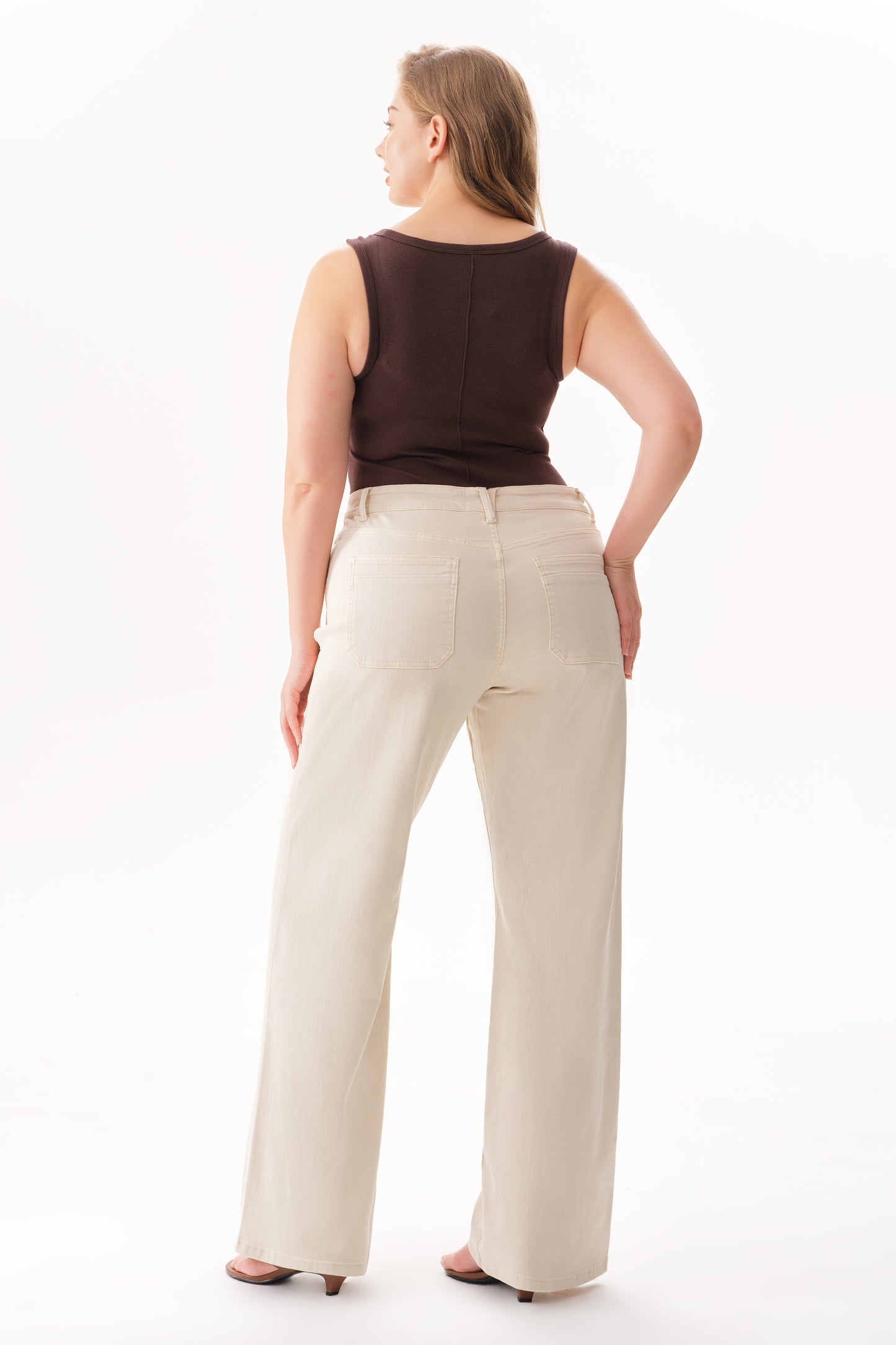 Mid Rise Straight Pants OST5068-P