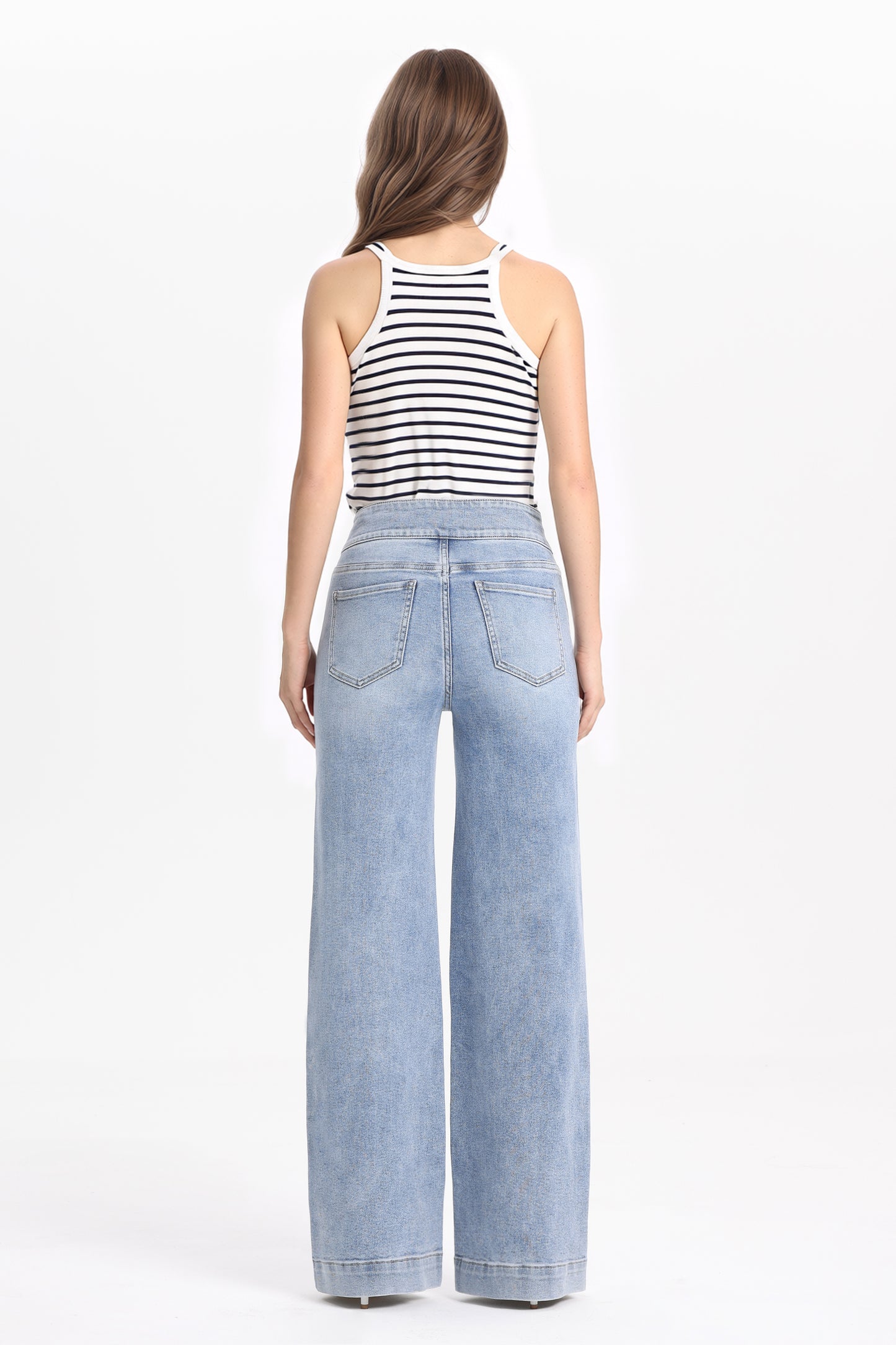 Modern Silhouette Super High Rise Wide Leg Jeans OSW8146