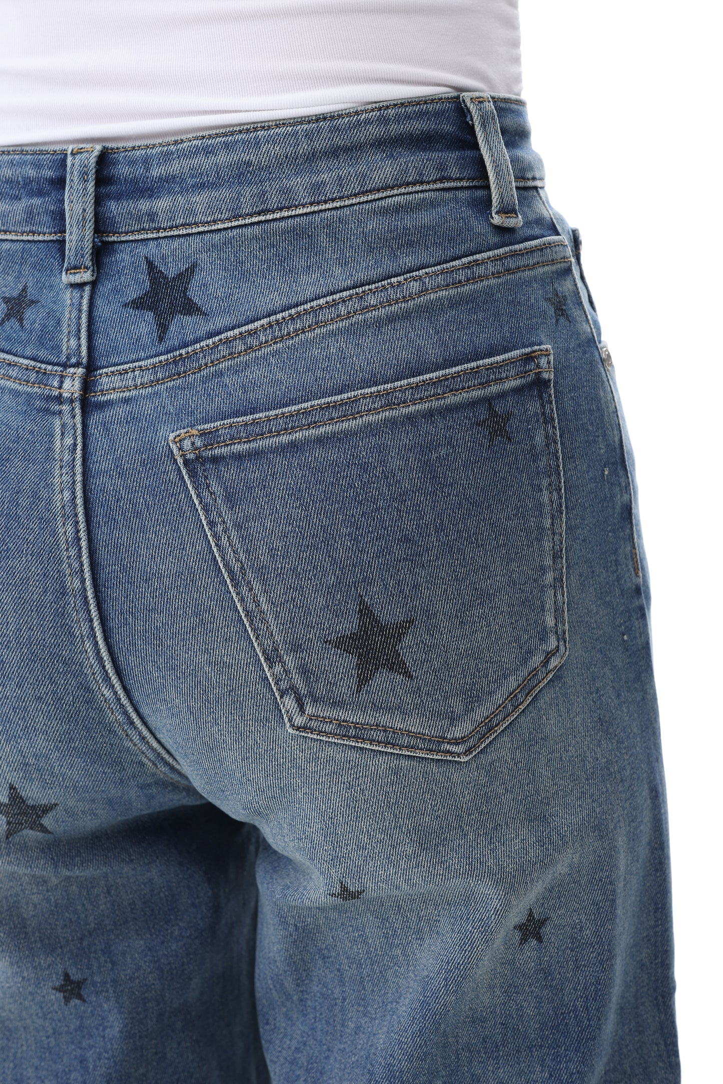 HIGH RISE WIDE LEG FULL JEANS ESFW640838