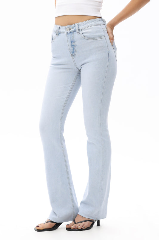 High Rise Bootcut Denim Jeans OSF1149
