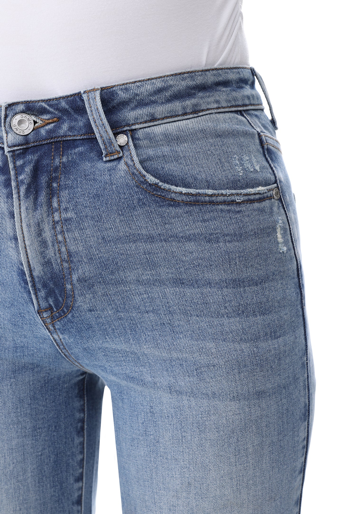 High Rise 90's Full Jeans ESFT630511