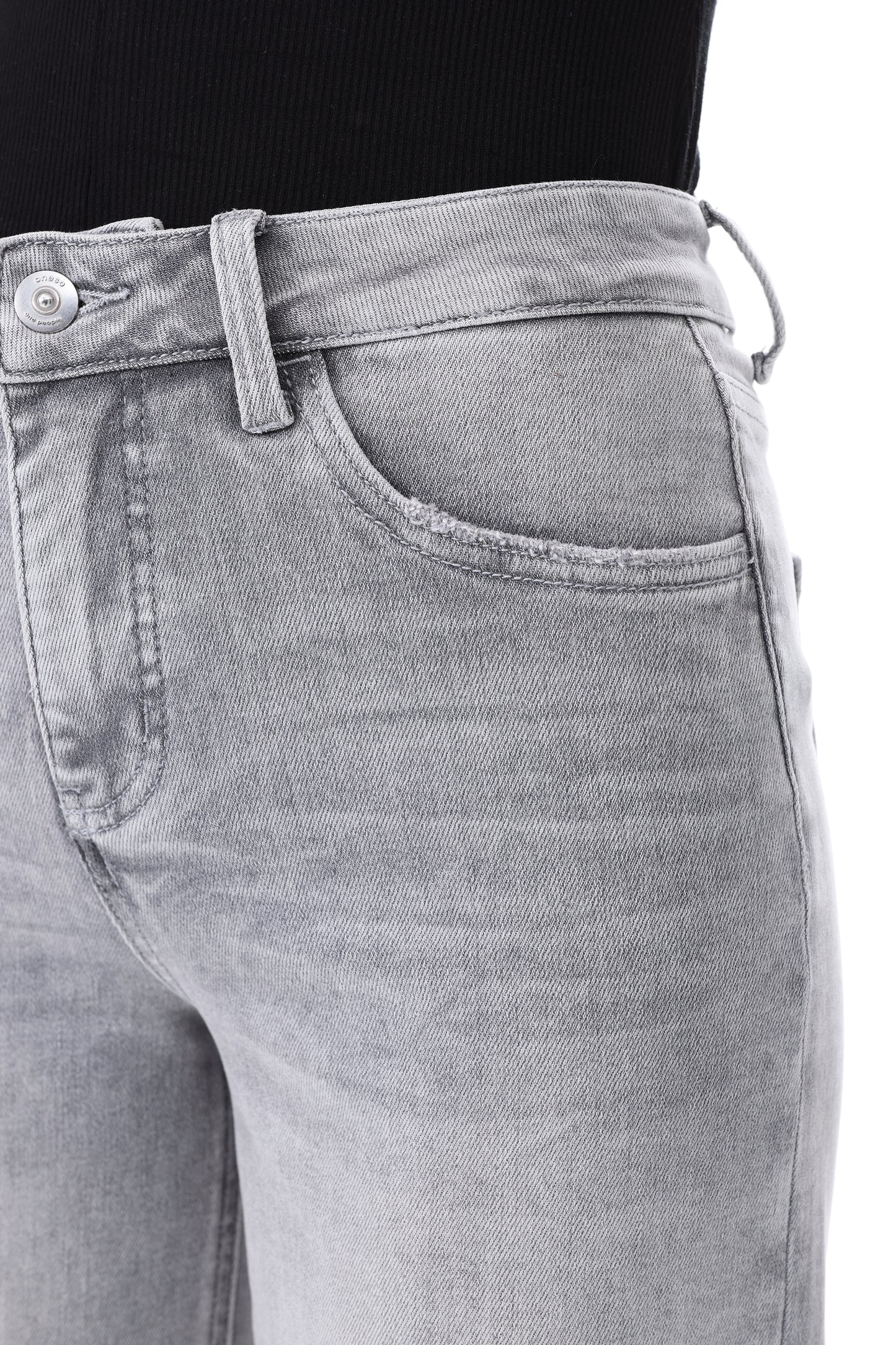 High Rise Wide Leg Full Jeans ESFW620807