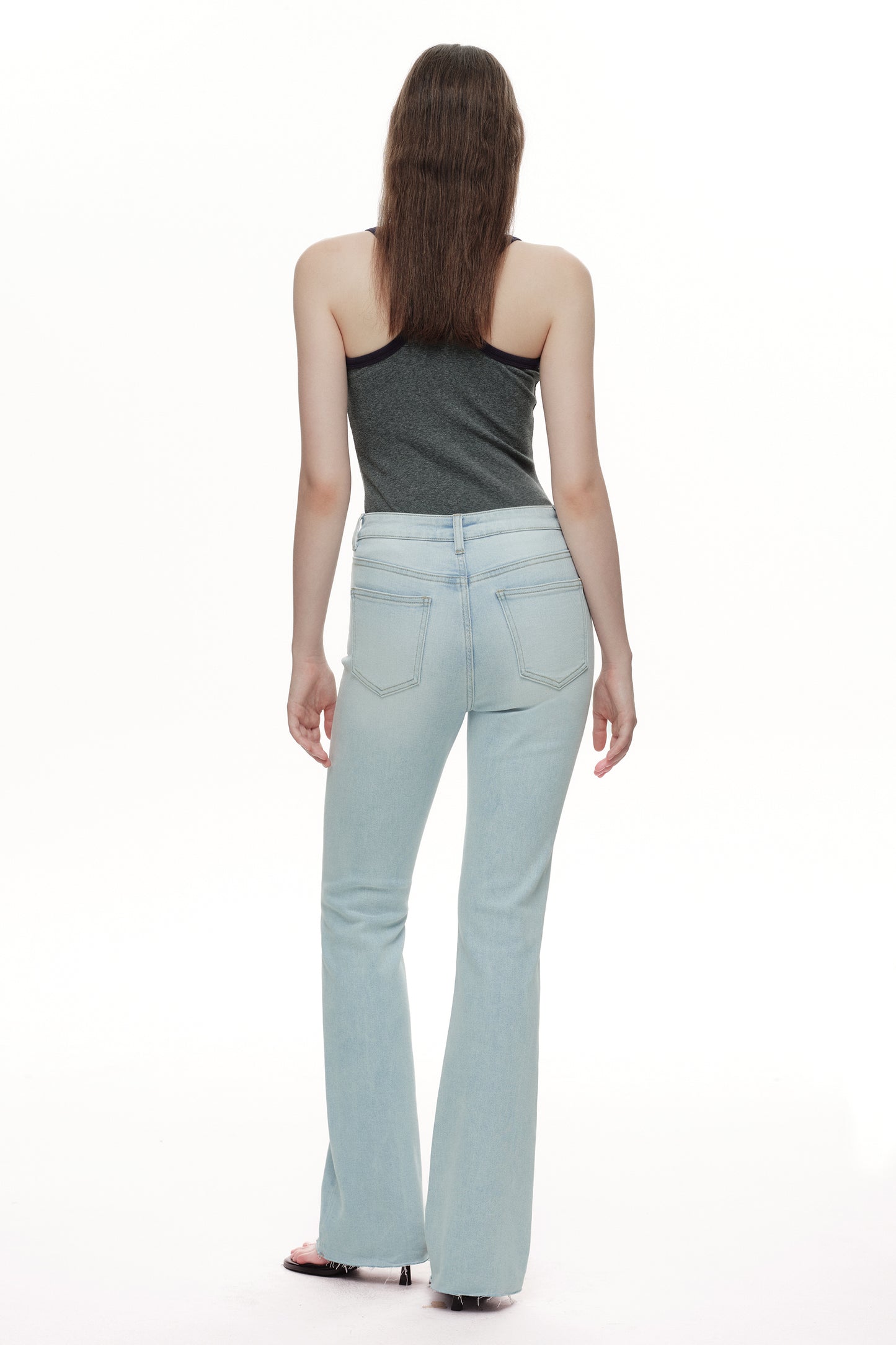 High Rise Bootcut Denim Jeans OSF1149