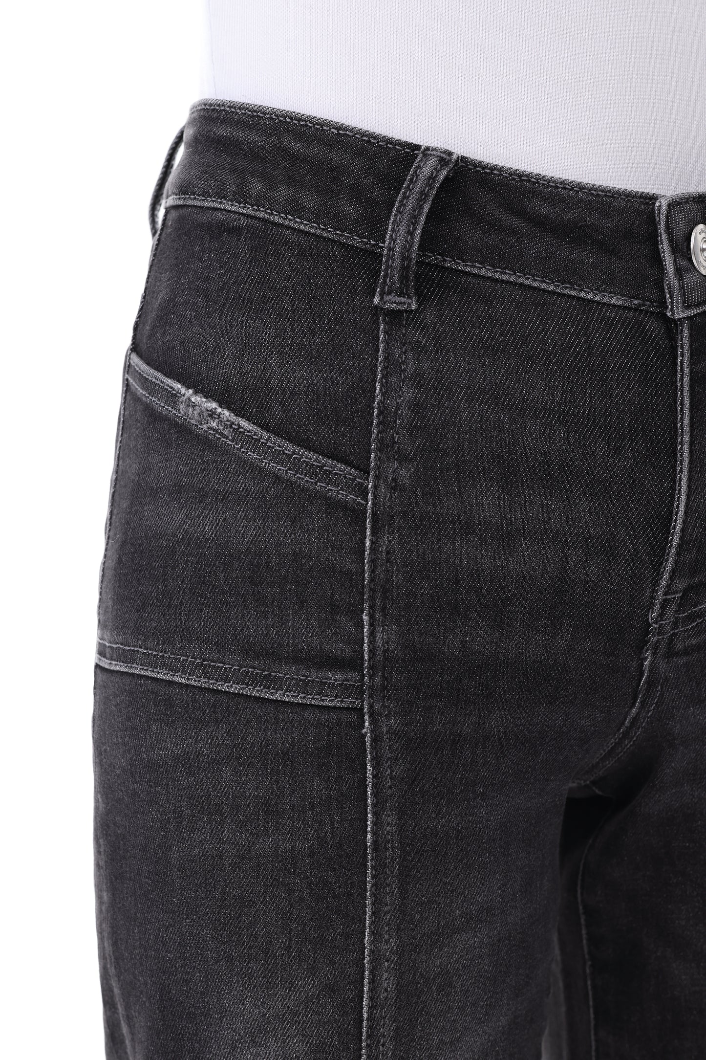 The Luna Low Rise 90‘S Super Flared Wide Leg Full Jeans ESFW630840