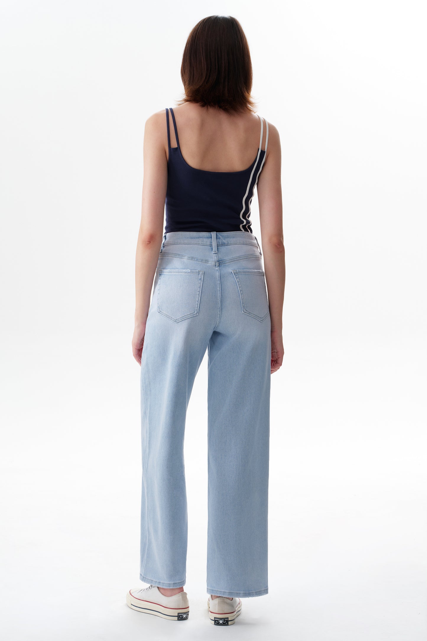 High Waist Loose Baggy Relaxed Tapered Jeans OST5024
