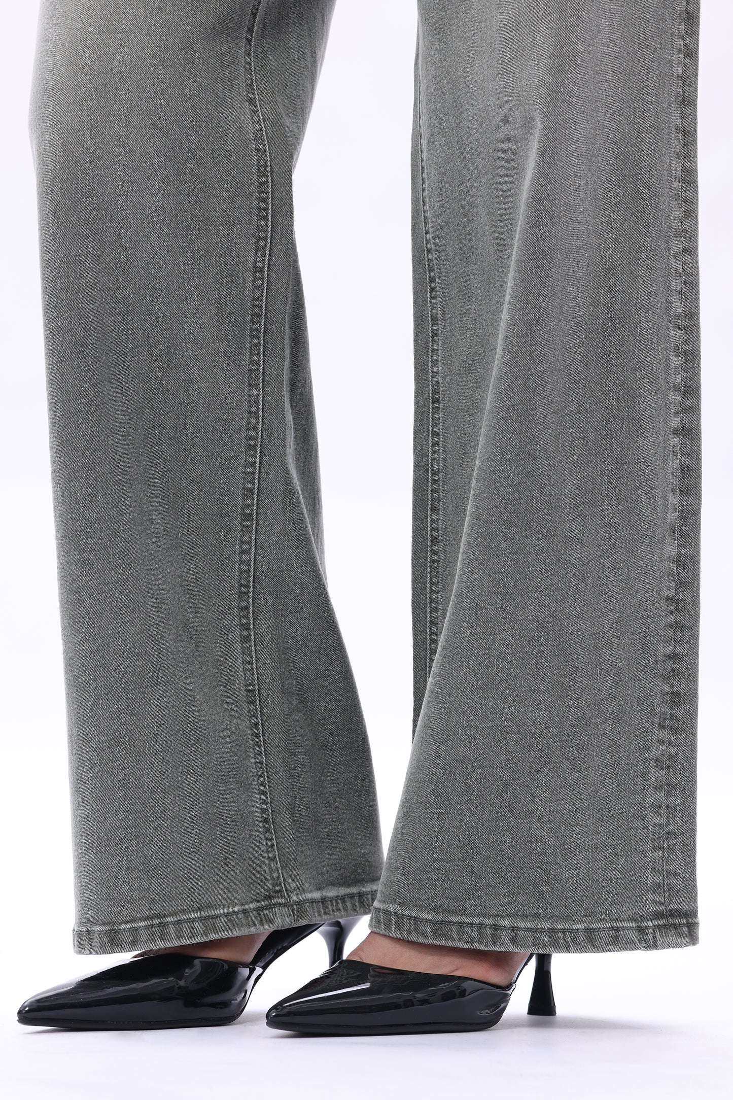 MID RISE BAGGY BBL WIDE LEG DENIM JEANS OSW8001