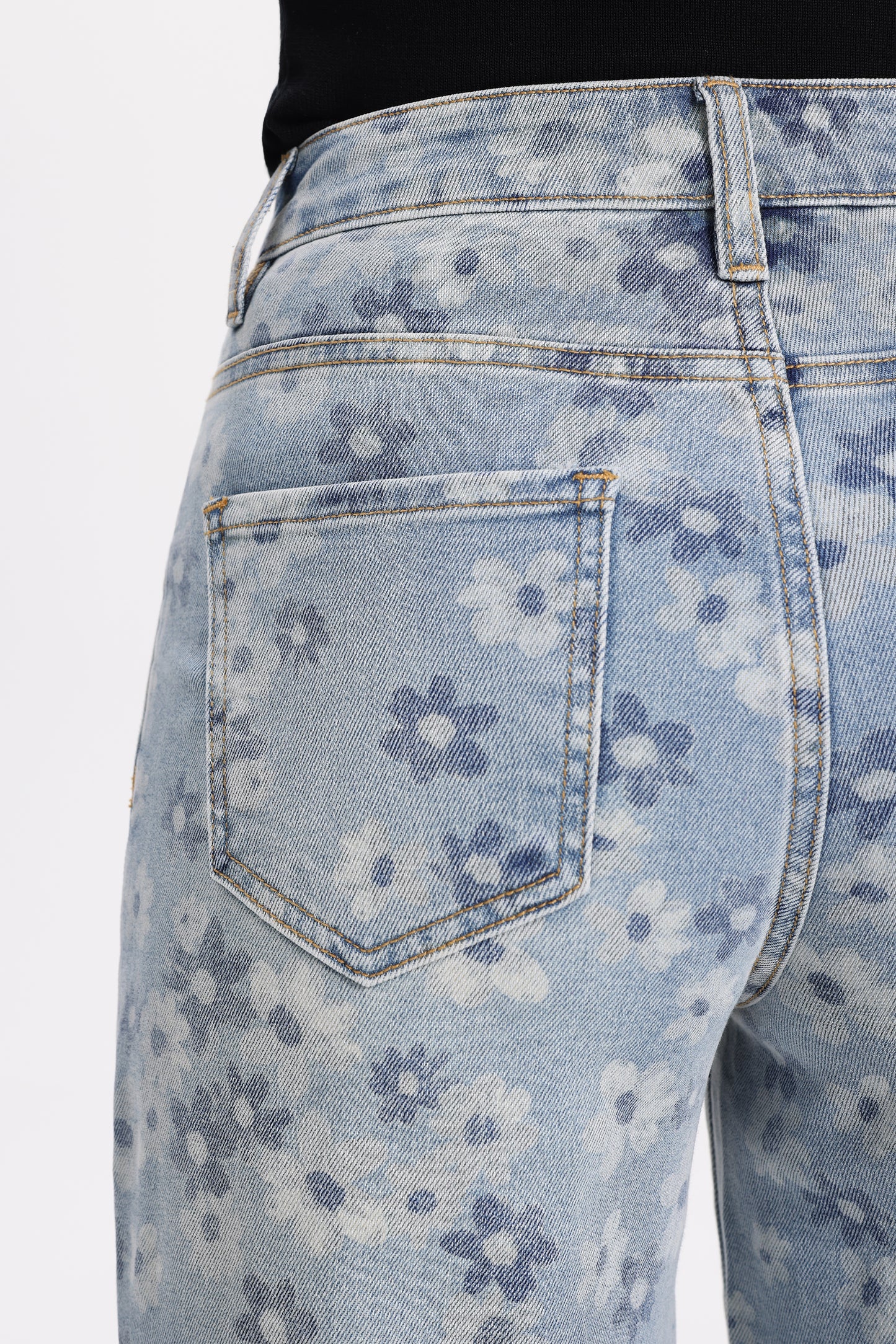 High Rise Baggy Wide Leg Denim Jeans OSW8071