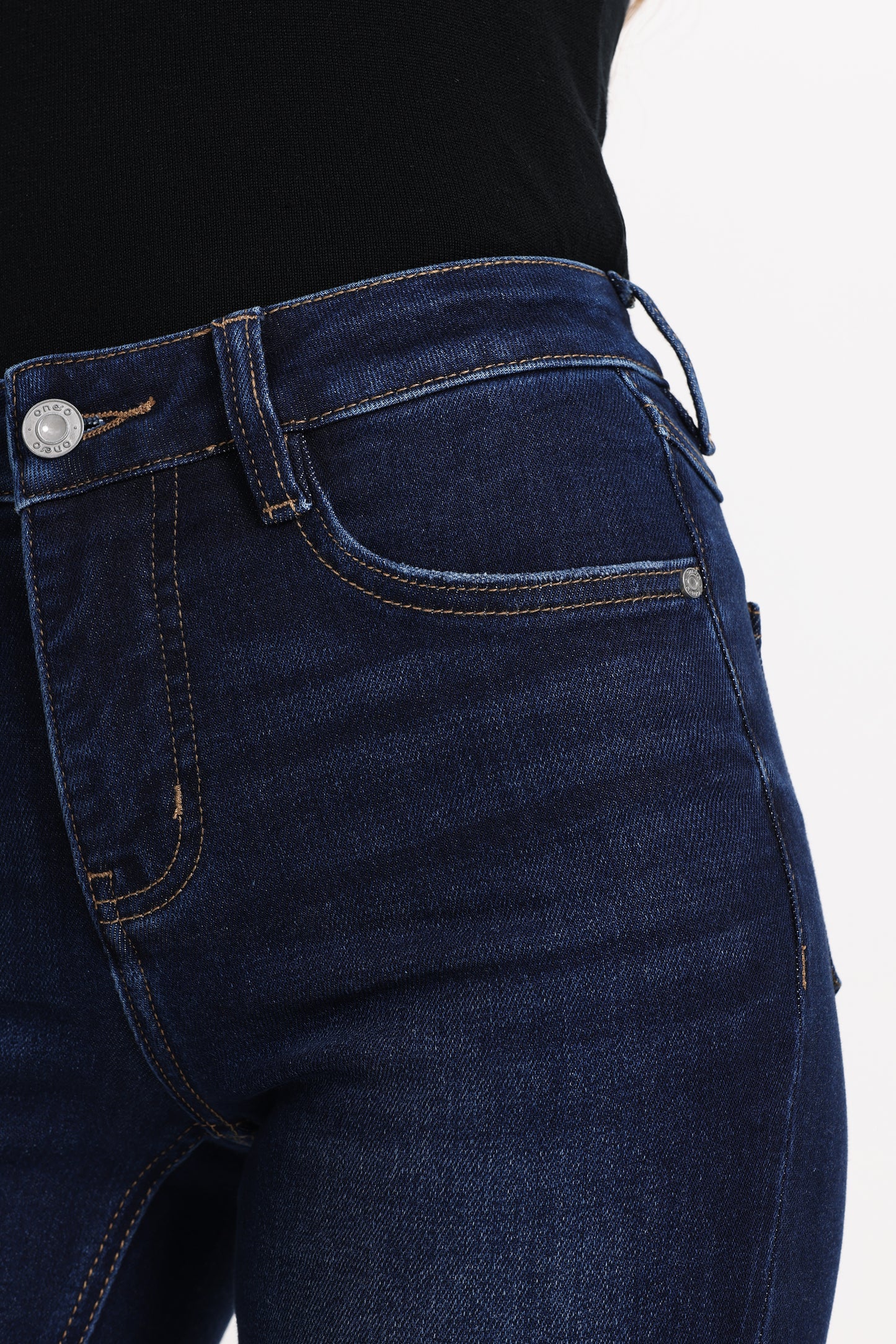 Mid Rise Bootcut Denim Jeans OSF1150