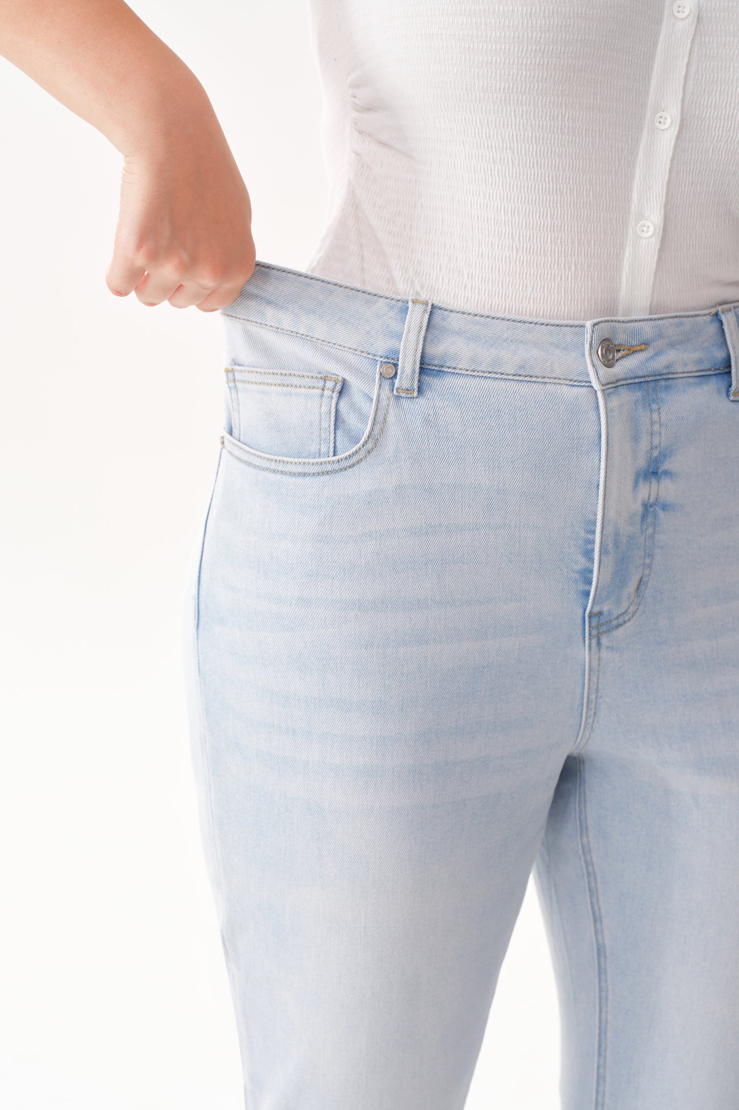 Plus Size High Rise Bootcut Denim Jeans OSF1149-P