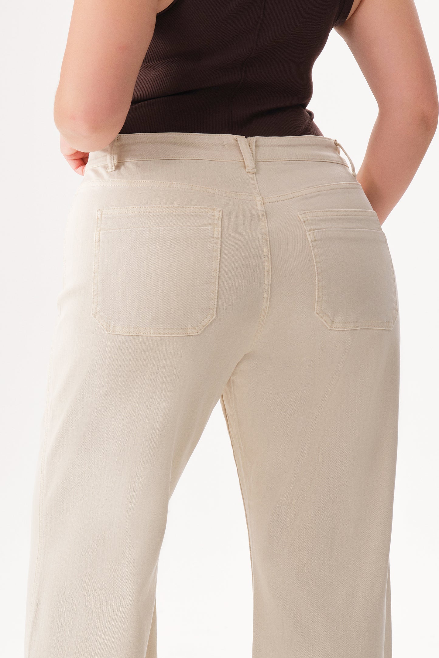 Mid Rise Straight Pants OST5068-P