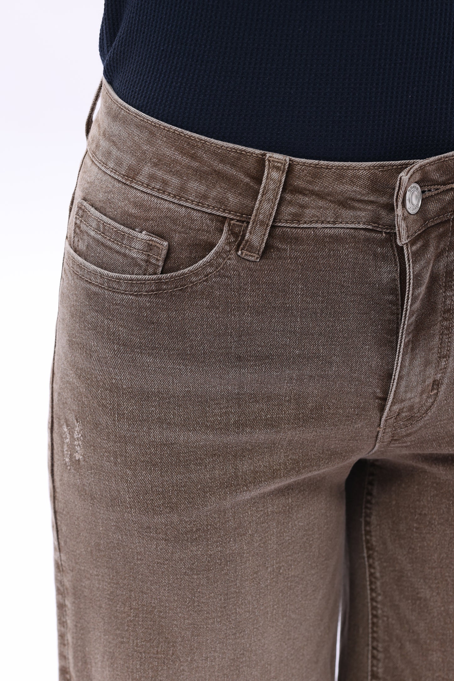 MID RISE BAGGY BBL WIDE LEG DENIM JEANS OSW8001