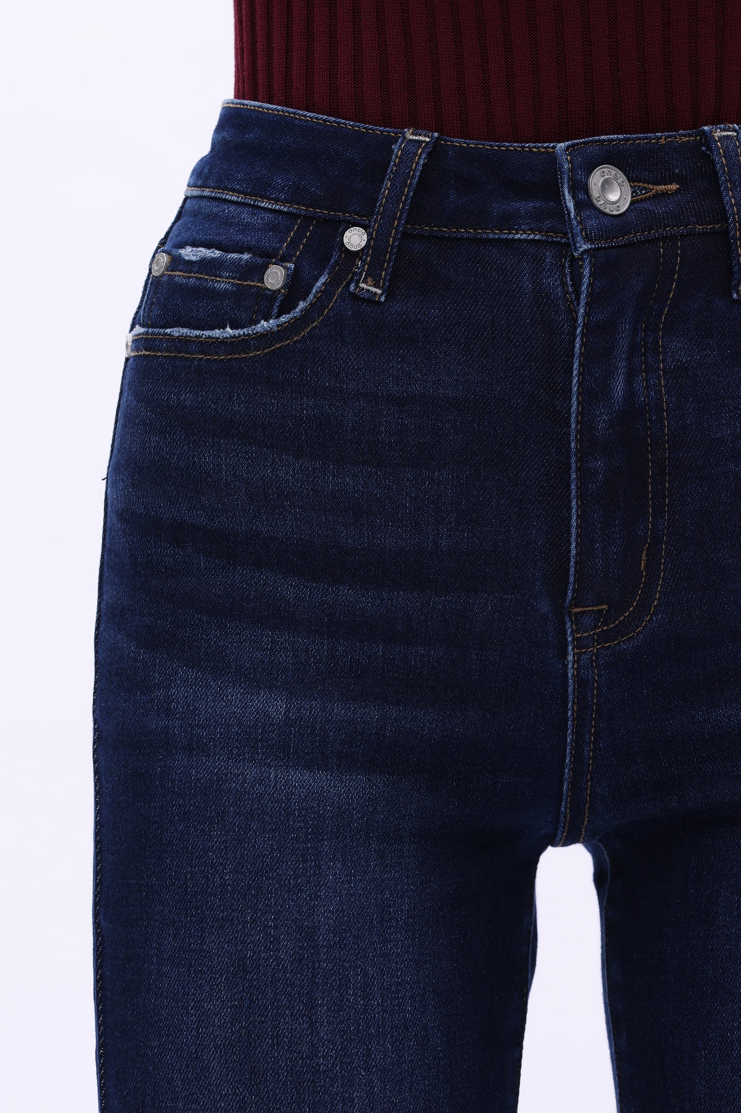 Flattering High Rise Bootcut Flare Denim Jeans OSF1137