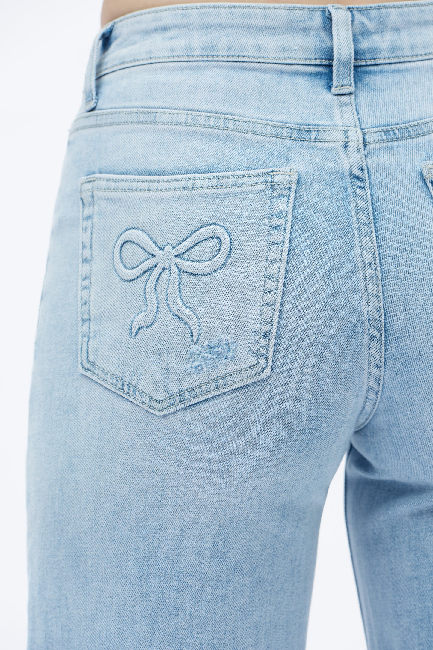 MID RISE BAGGY BBL WIDE LEG DENIM JEANS OSW8001