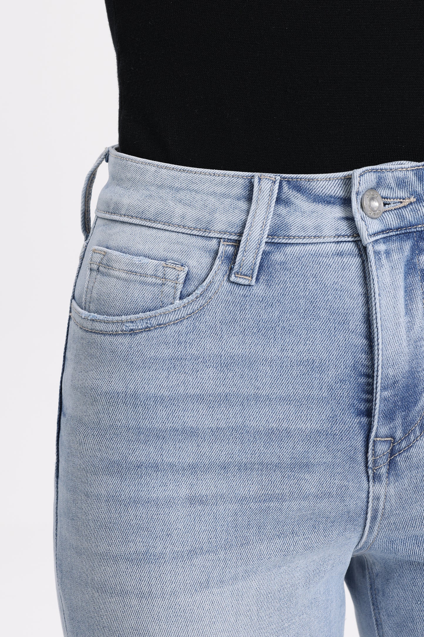 HIGH RISE STRAIGHT DENIM JEANS OST5030