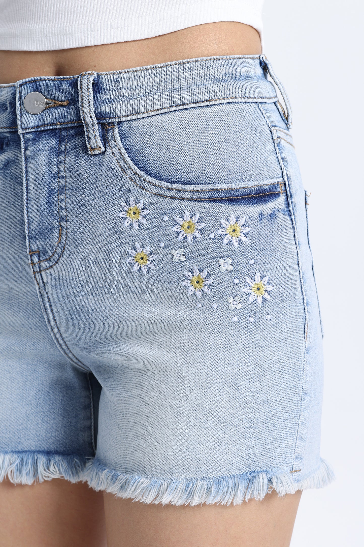 MID RISE DENIM SHORTS OSH6025