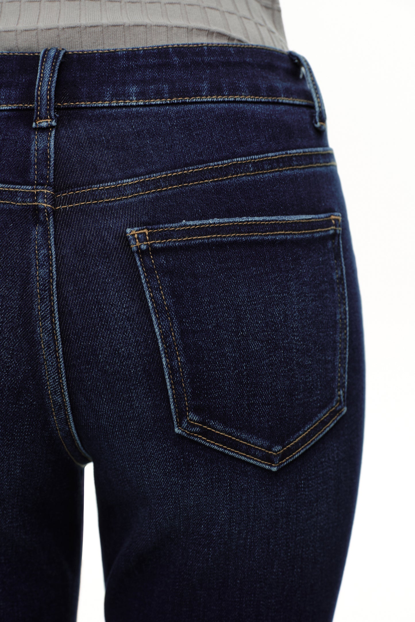 Flattering High Rise Flare Denim Jeans OSF1148EC