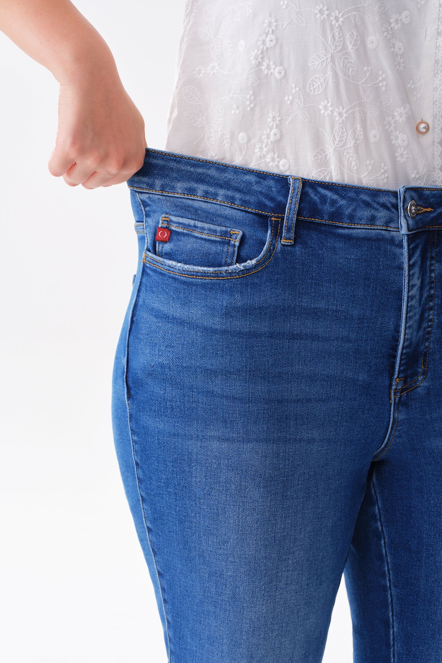 HIGH RISE STRAIGHT CROPPED JEANS ESFT630508-P