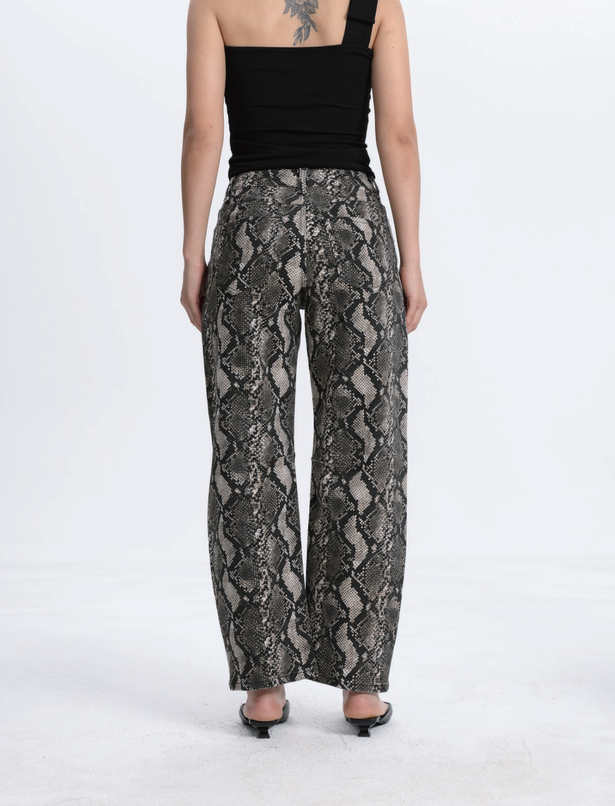 High Rise Baby Barrel Full Pants ESFO630X05