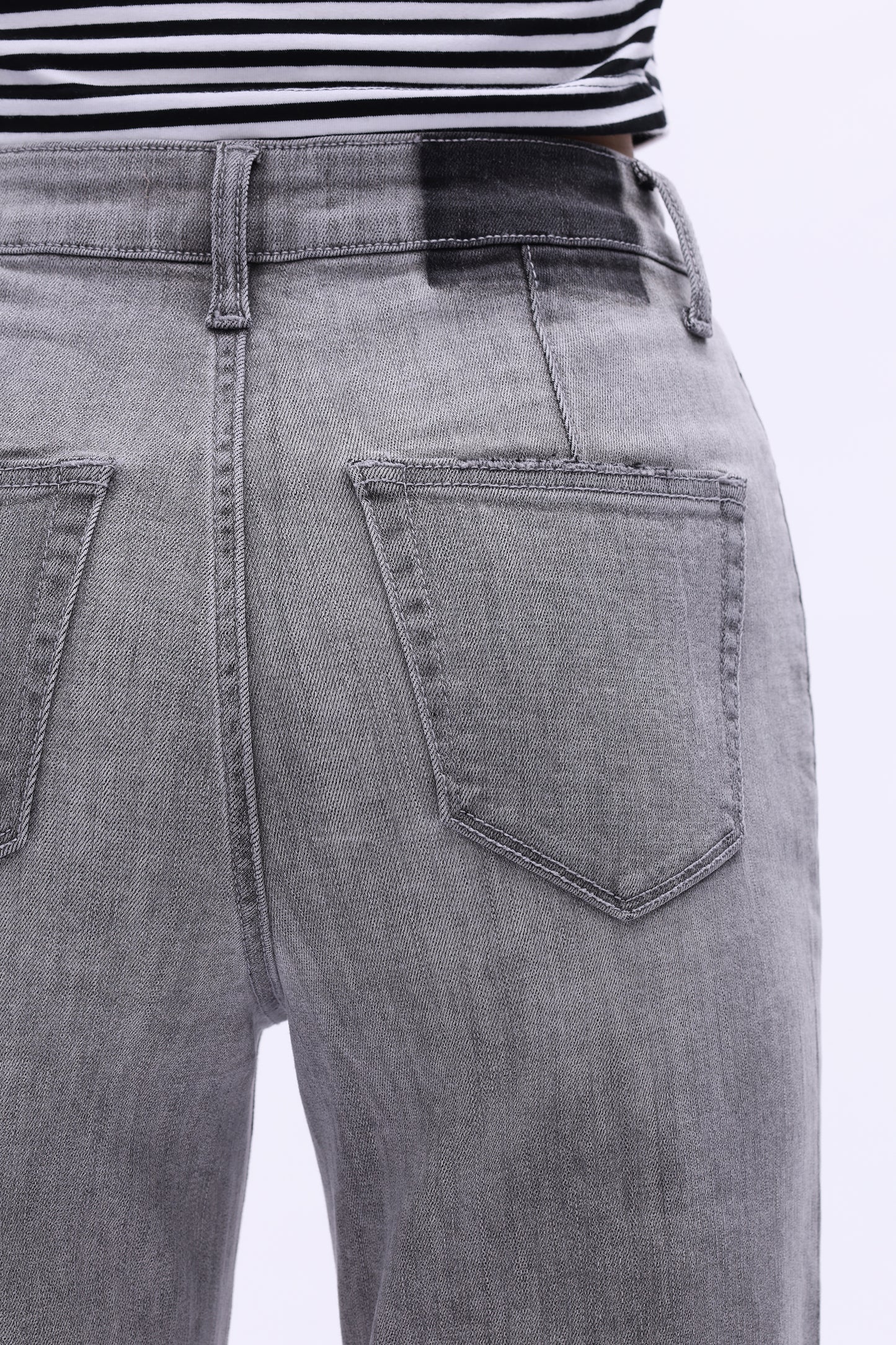 Super High Rise Retro Wide Leg Denim Jeans OSW8101