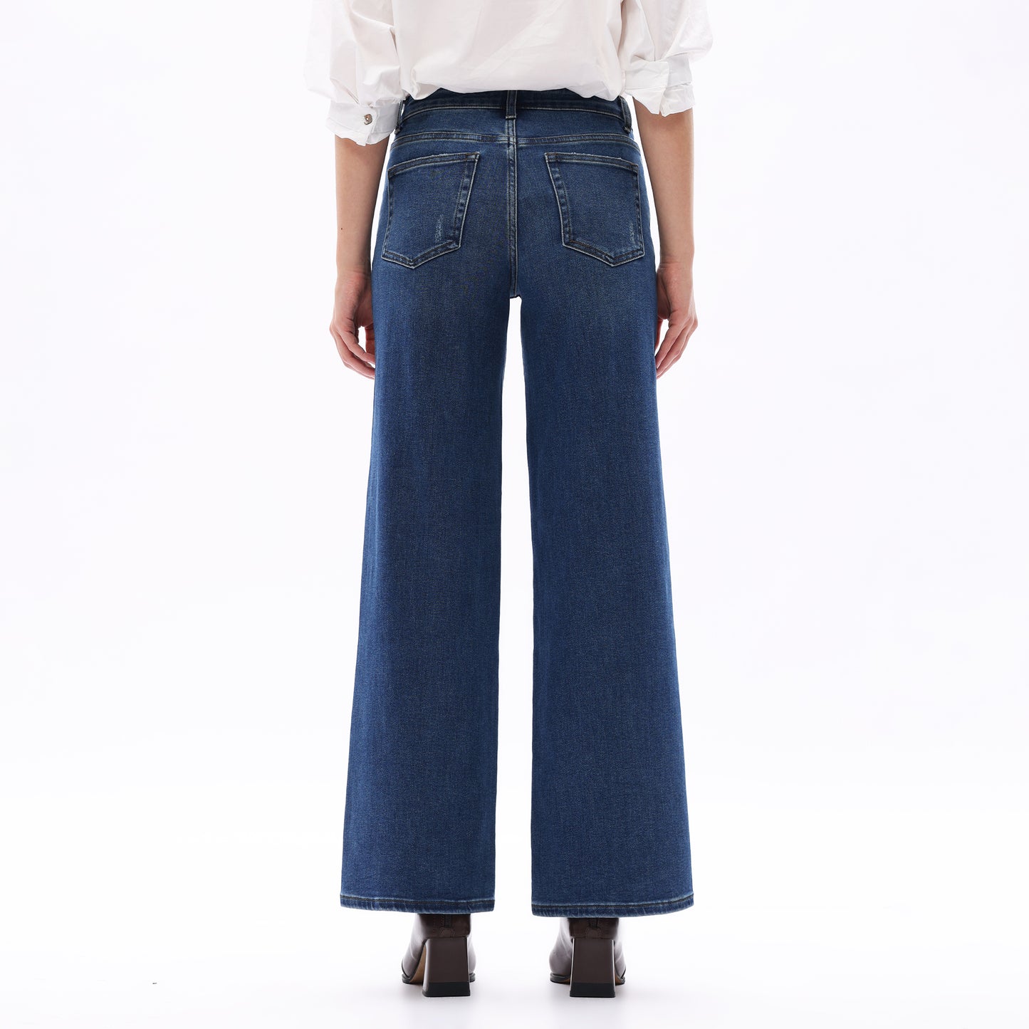 MID RISE BAGGY BBL WIDE LEG DENIM JEANS OSW8001