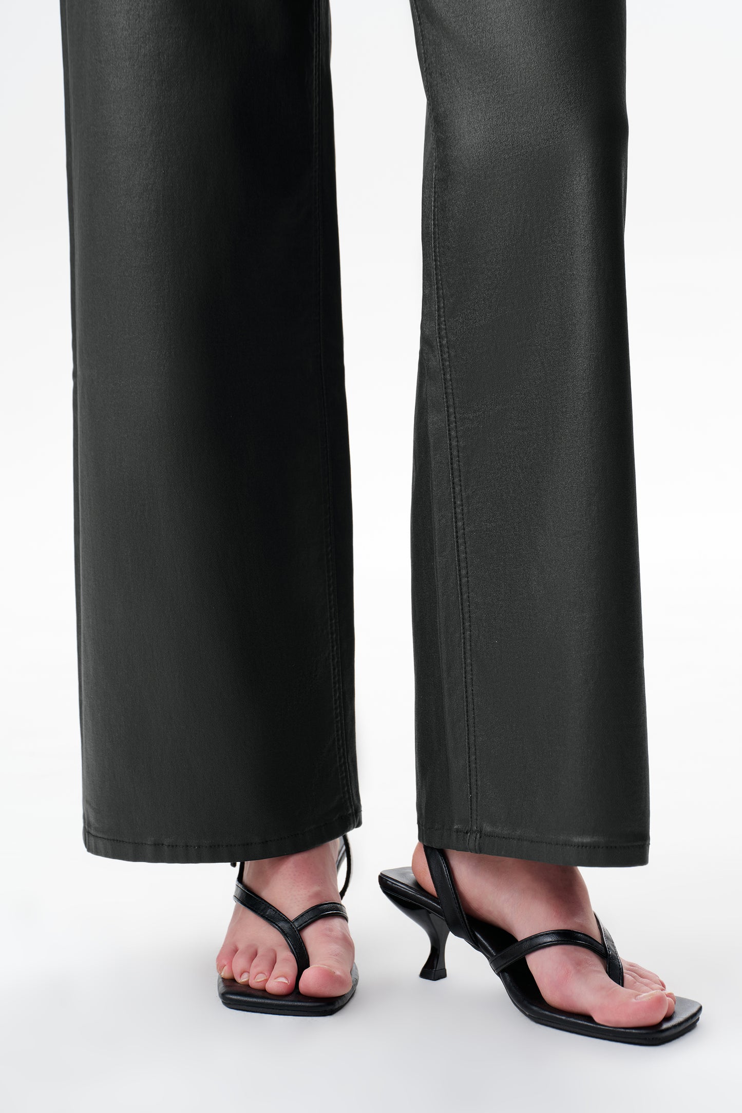Mid Rise Wide Leg Pants OSW8097