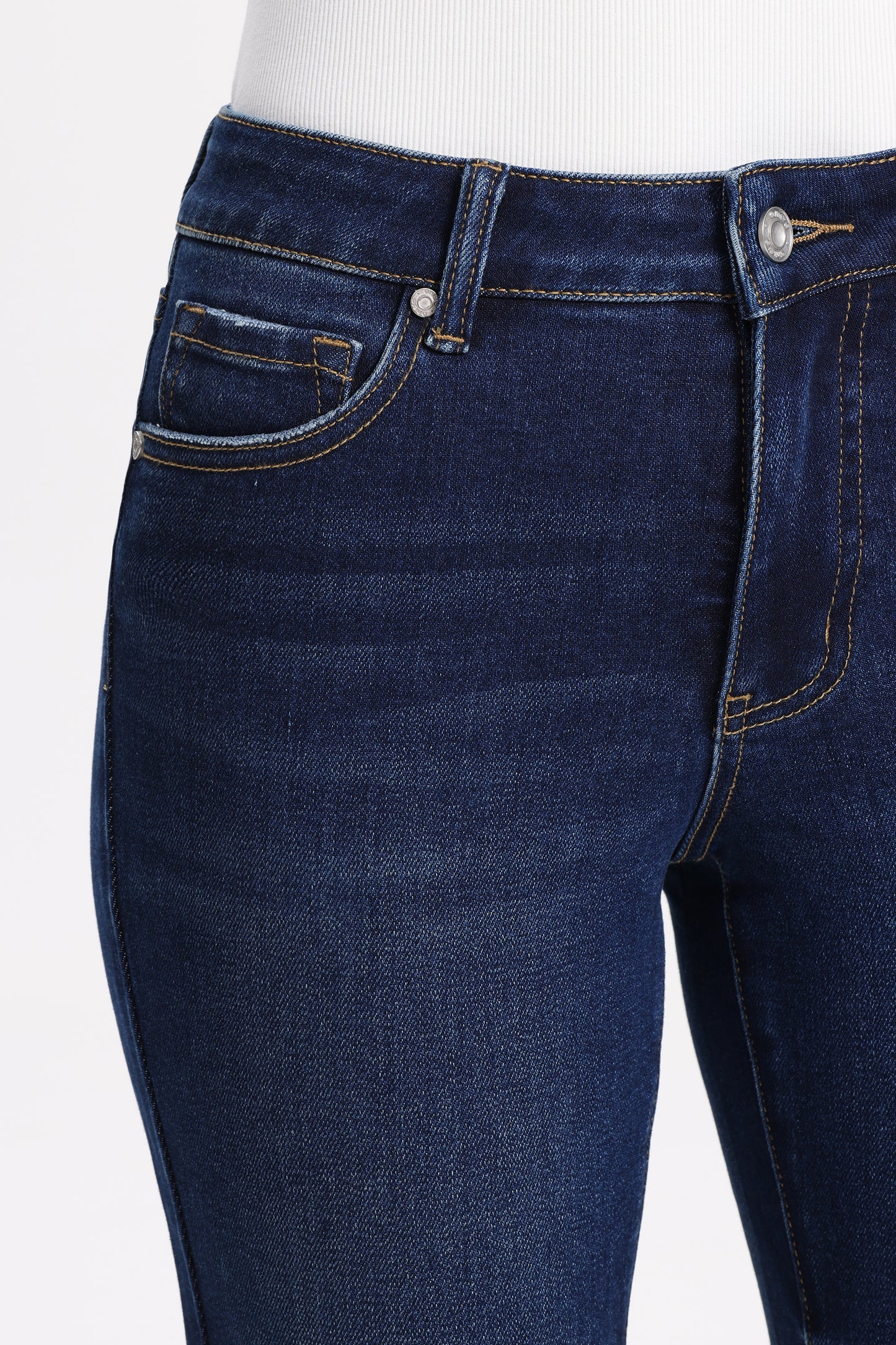 Flattering High Rise Flare Denim Jeans OSF1148EC