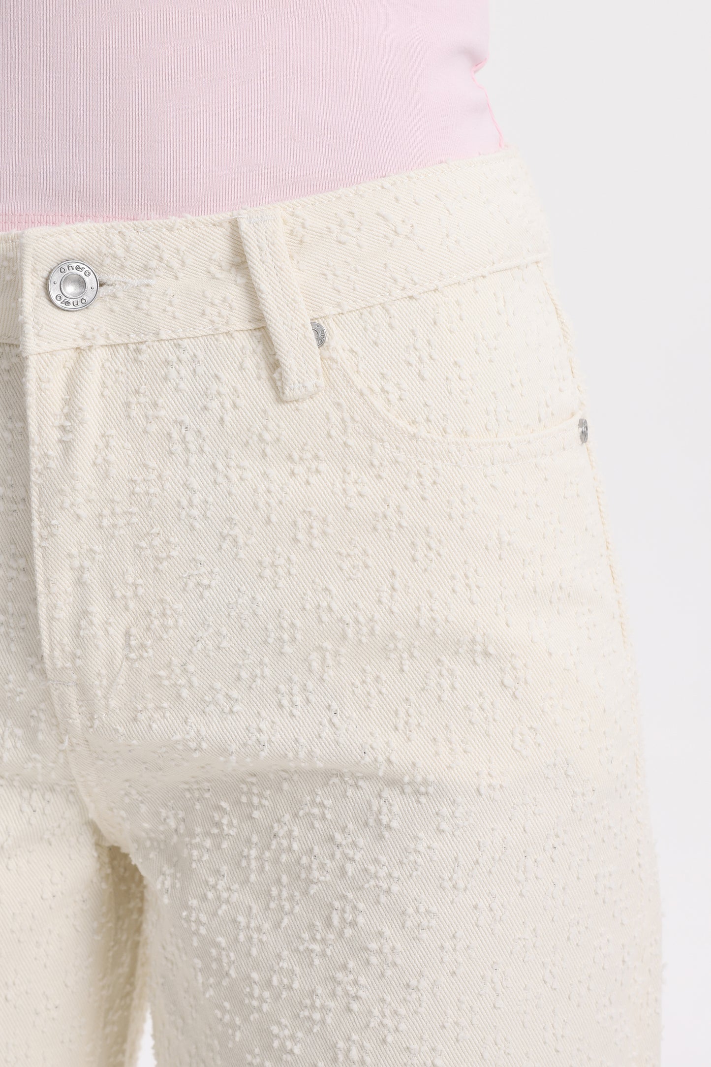 White High Waist Wide Leg Pants OSW8026