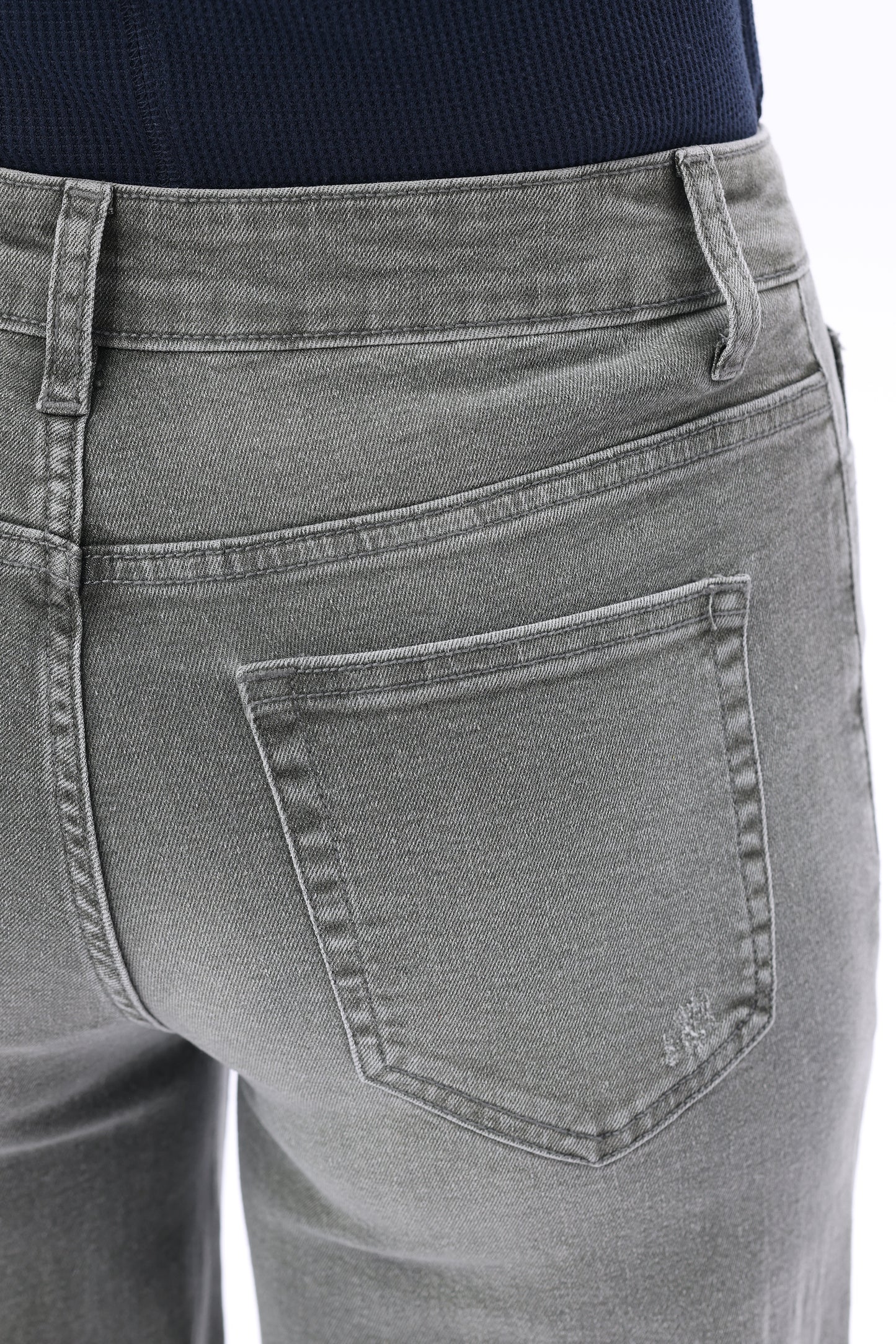 MID RISE BAGGY BBL WIDE LEG DENIM JEANS OSW8001