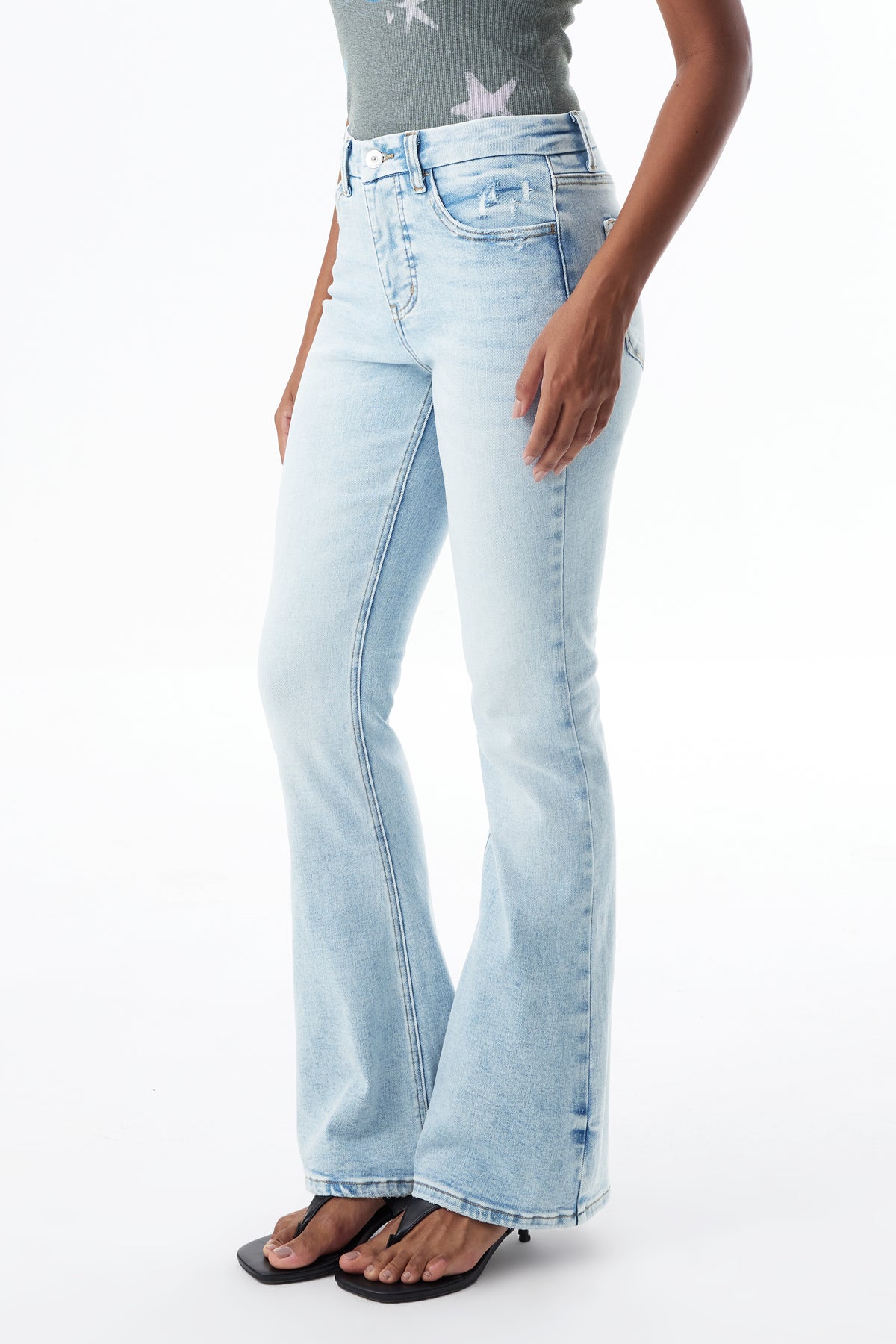 High Rise Bootcut Full Jeans ESFF620101
