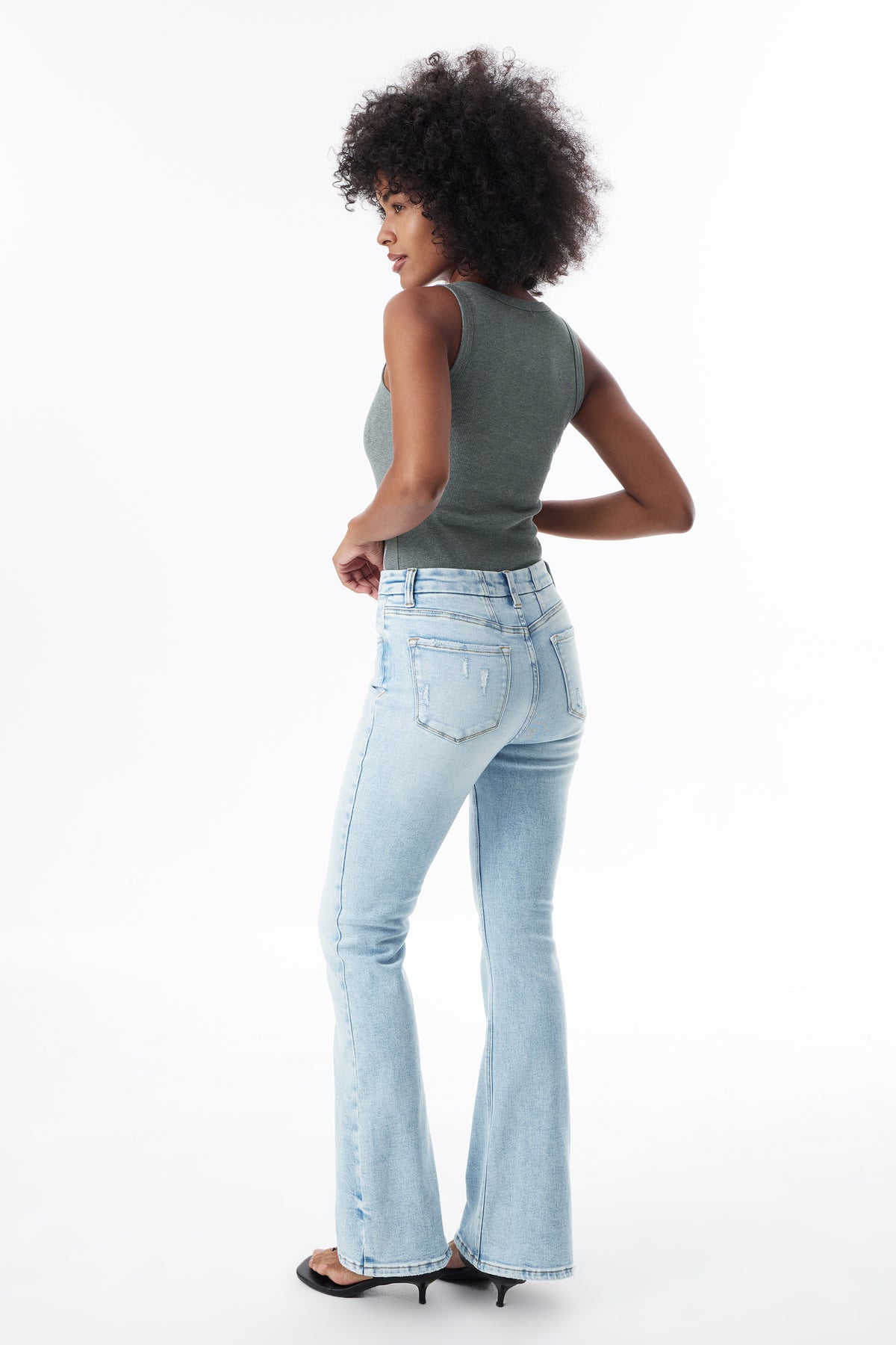 High Rise Bootcut Full Jeans ESFF620101