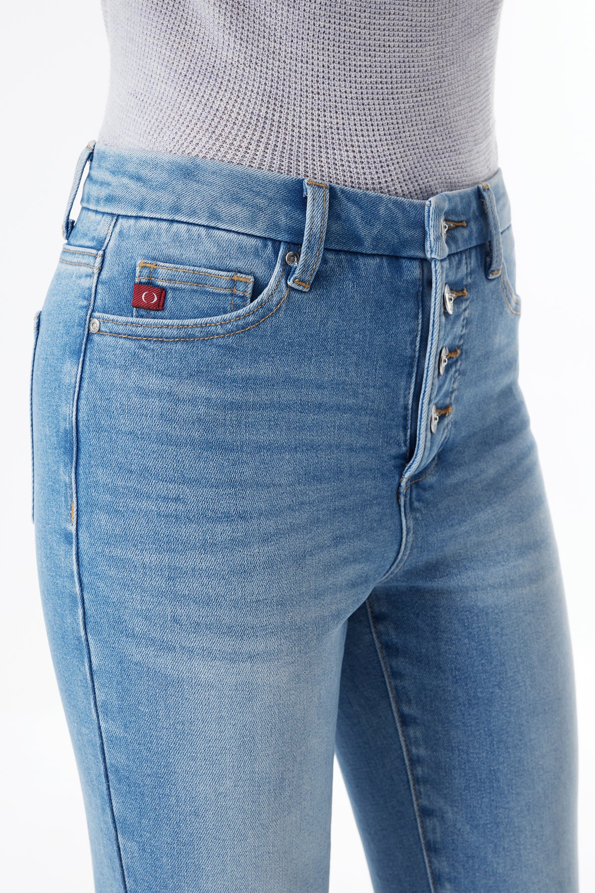 High Rise Bootcut Full Jeans ESFF620102