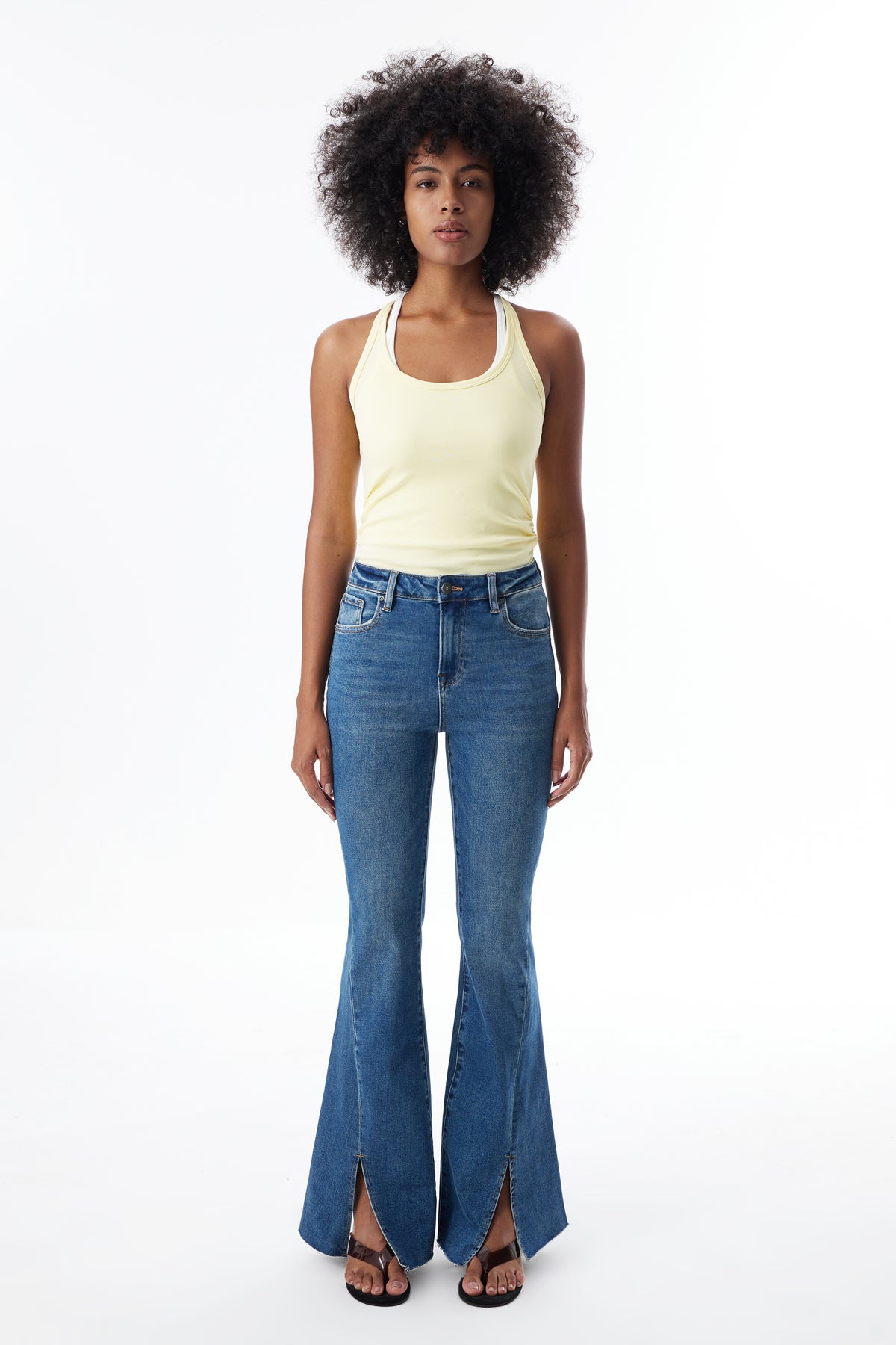 High Rise Flare Tall Jeans ESFF640114