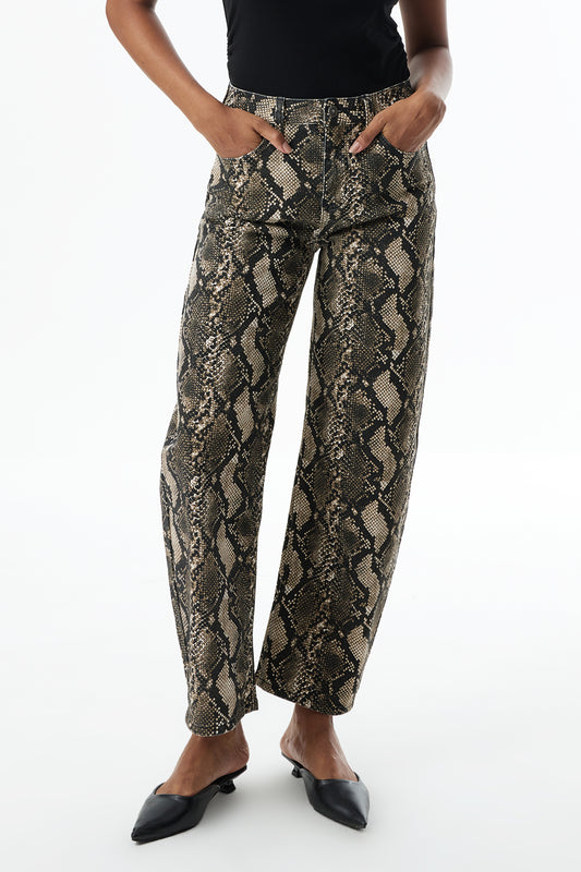 High Rise Baby Barrel Full Pants ESFO630X05