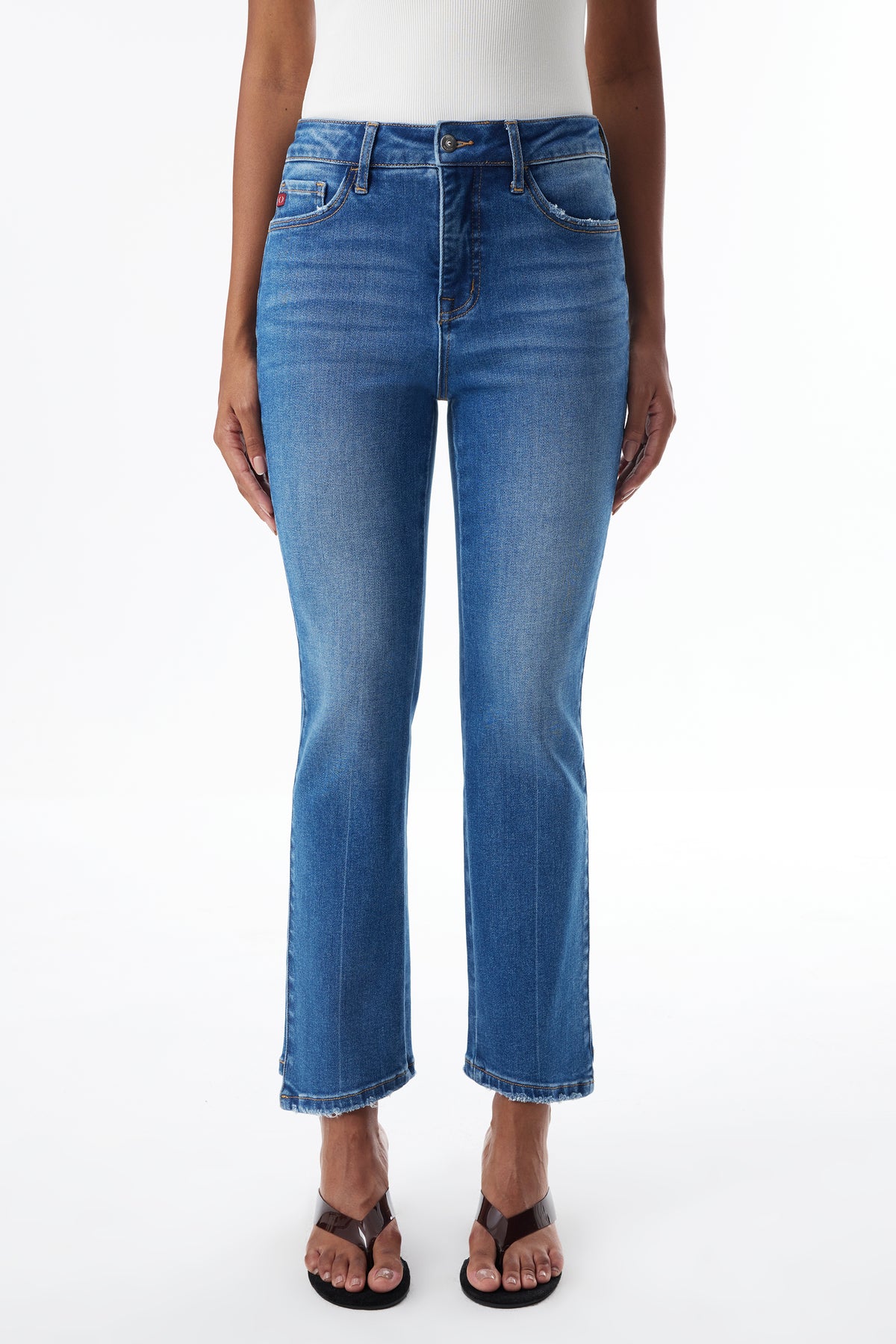 HIGH RISE STRAIGHT CROPPED JEANS ESFT630508
