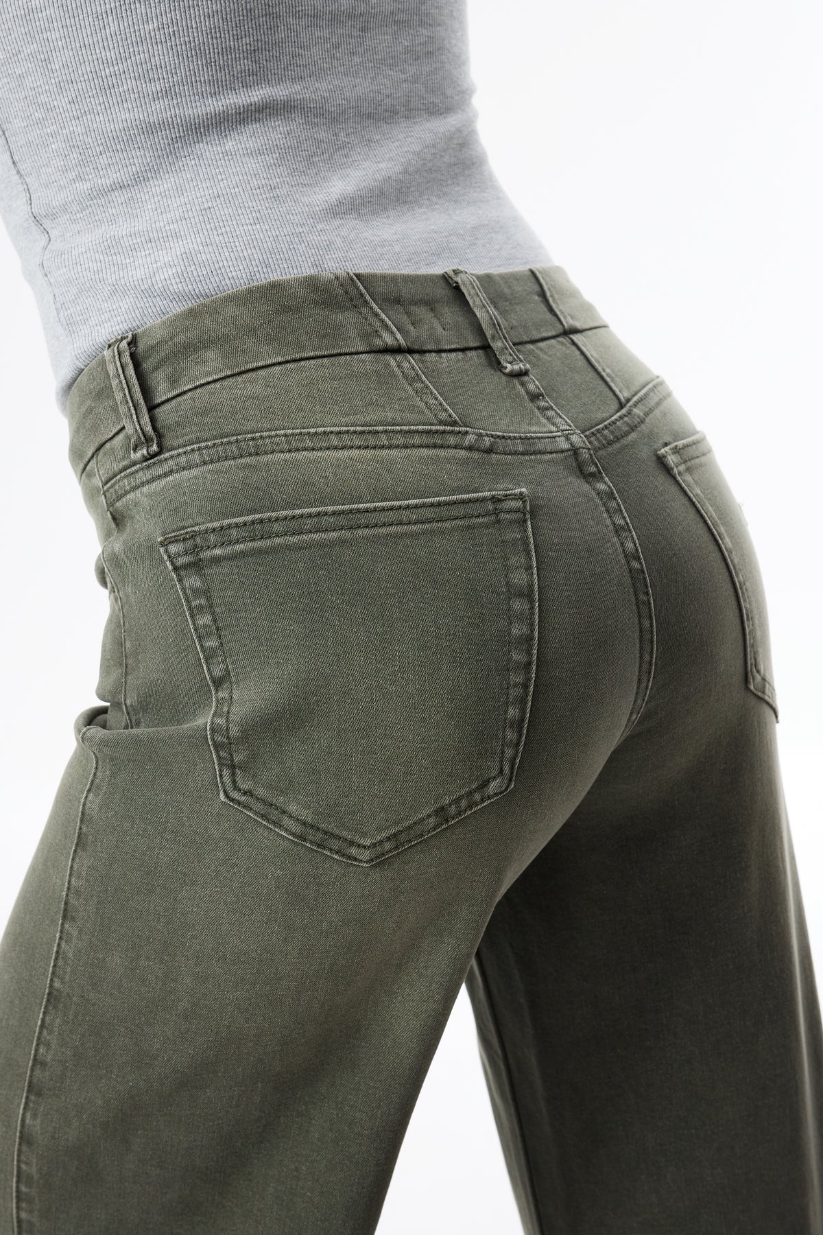 MID RISE WIDE LEG FULL JEANS ESFW620819
