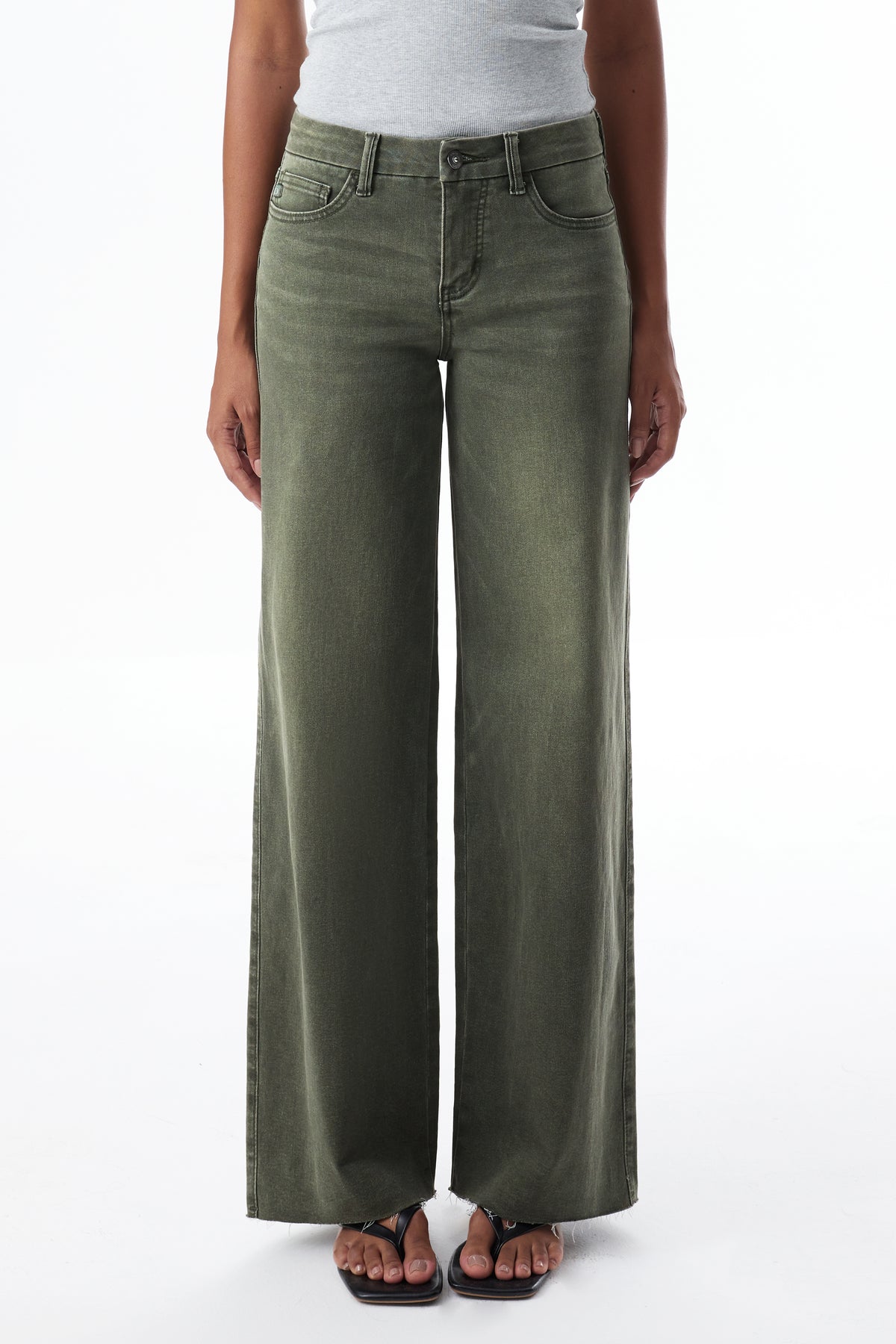 MID RISE WIDE LEG FULL JEANS ESFW620819