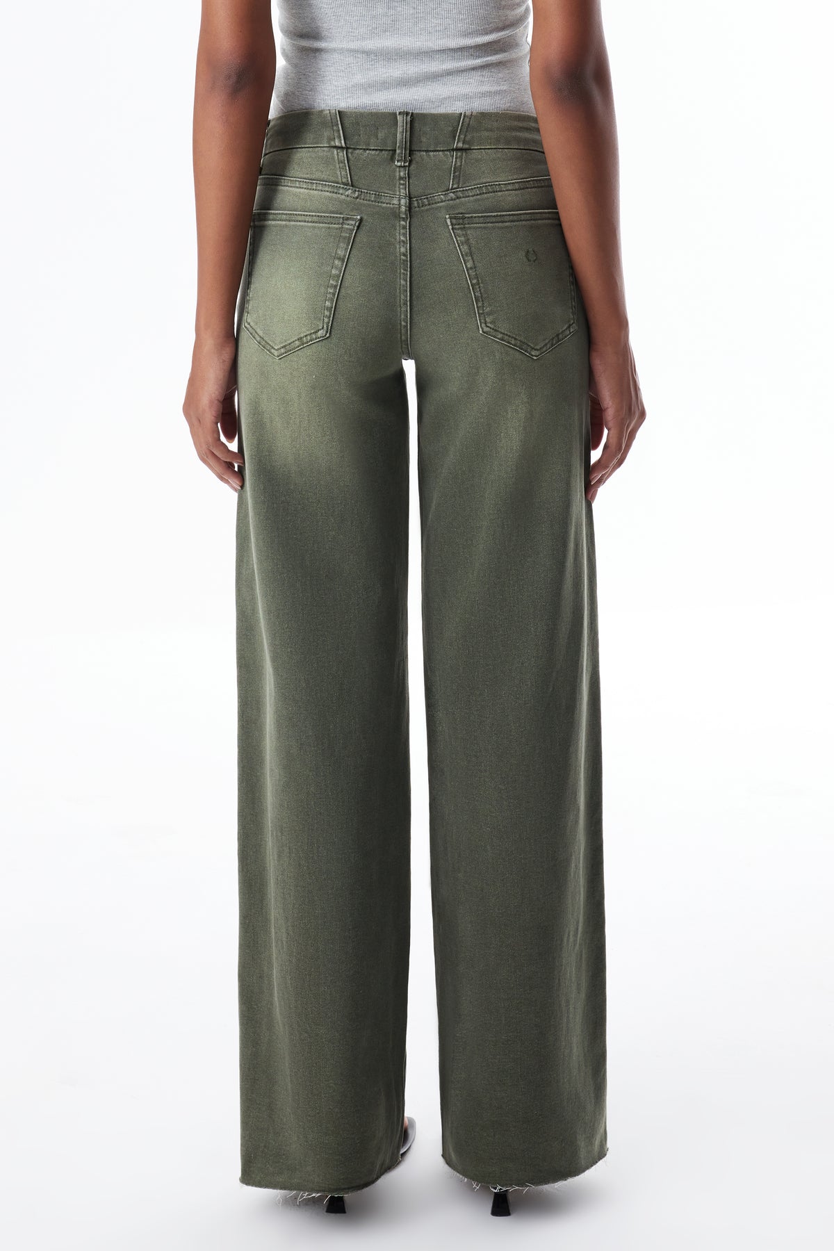 MID RISE WIDE LEG FULL JEANS ESFW620819