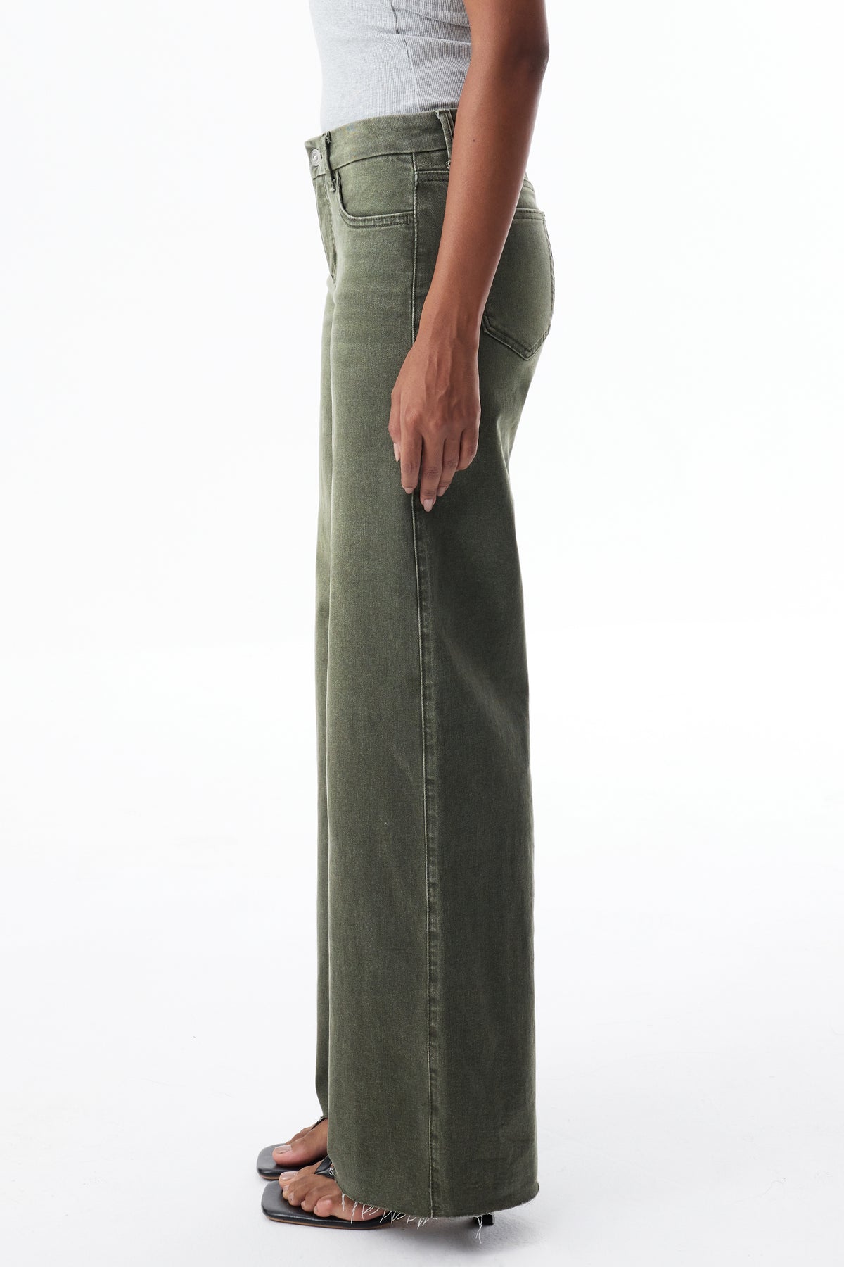 MID RISE WIDE LEG FULL JEANS ESFW620819