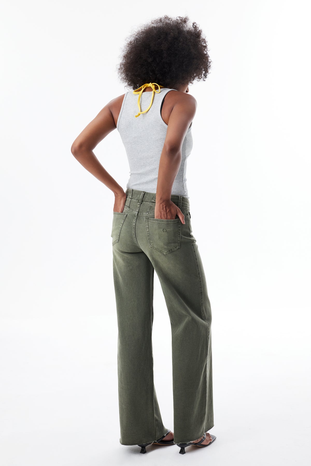 MID RISE WIDE LEG FULL JEANS ESFW620819