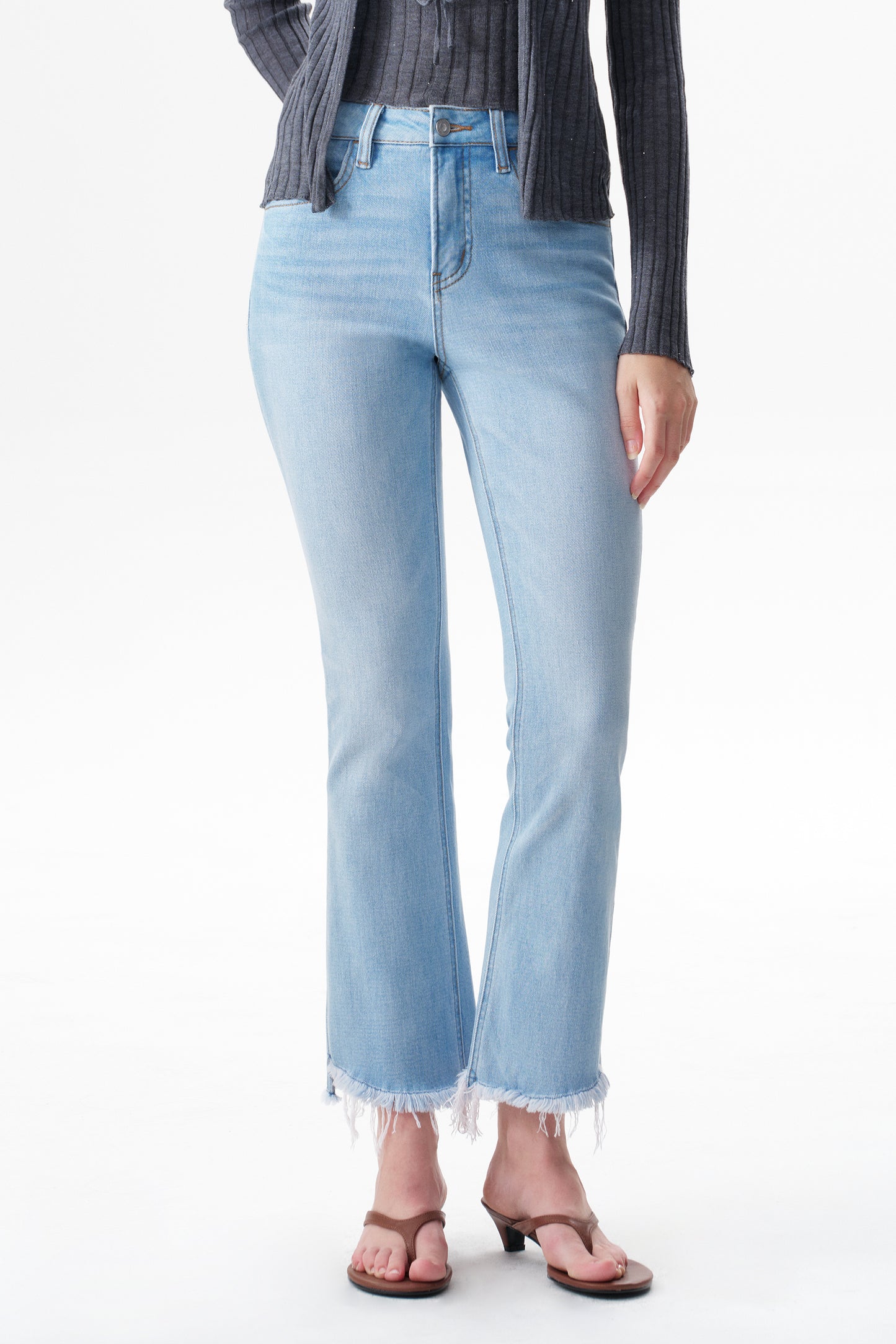 MID RISE BOOTCUT DENIM JEANS OSF1142-P