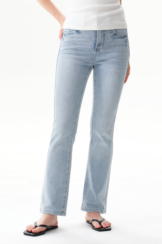 High Rise Bootcut Denim Jeans OSF1143EC