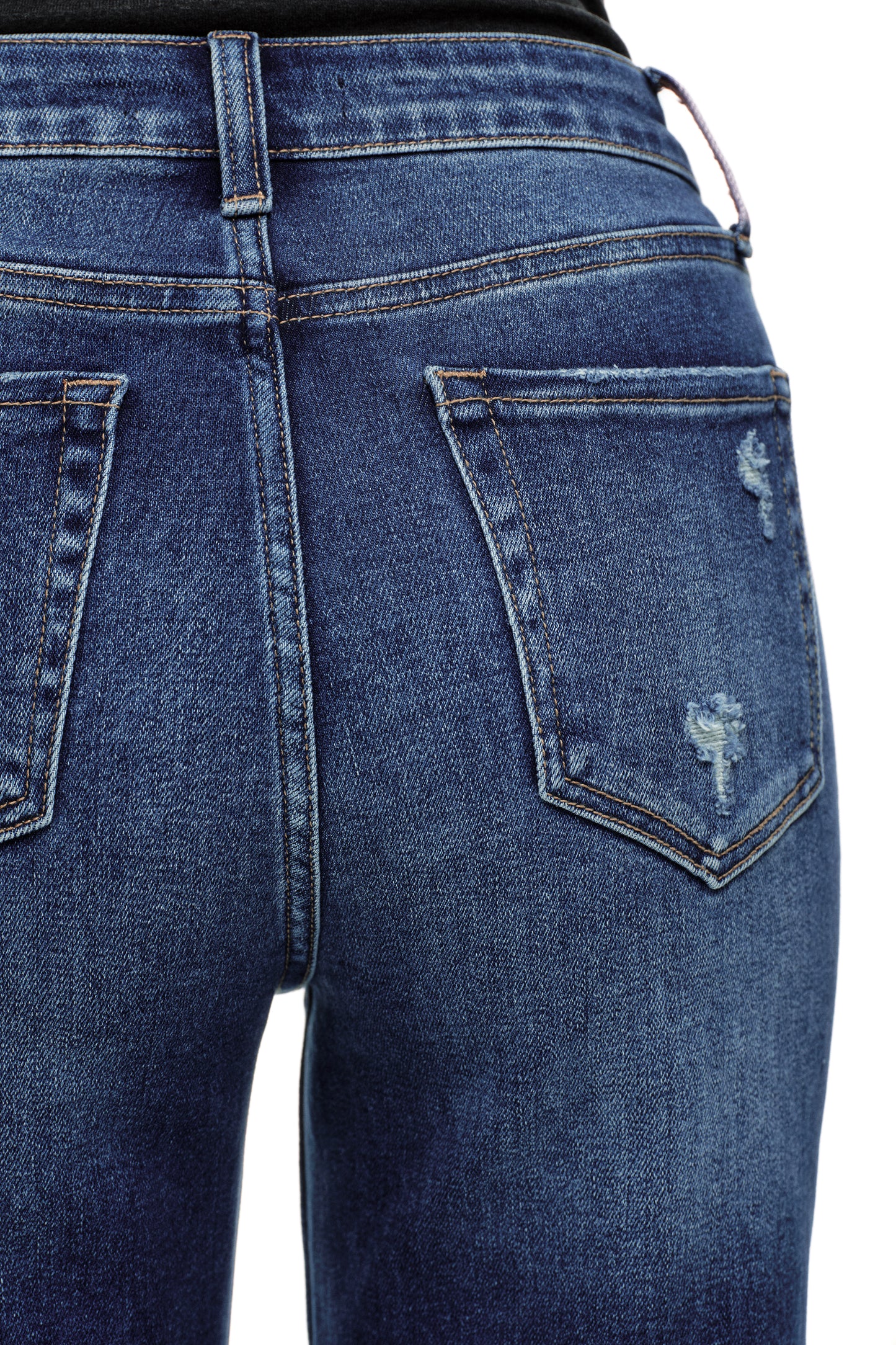 High Rise Relaxed Wide Leg Denim Jeans OSF1146EC