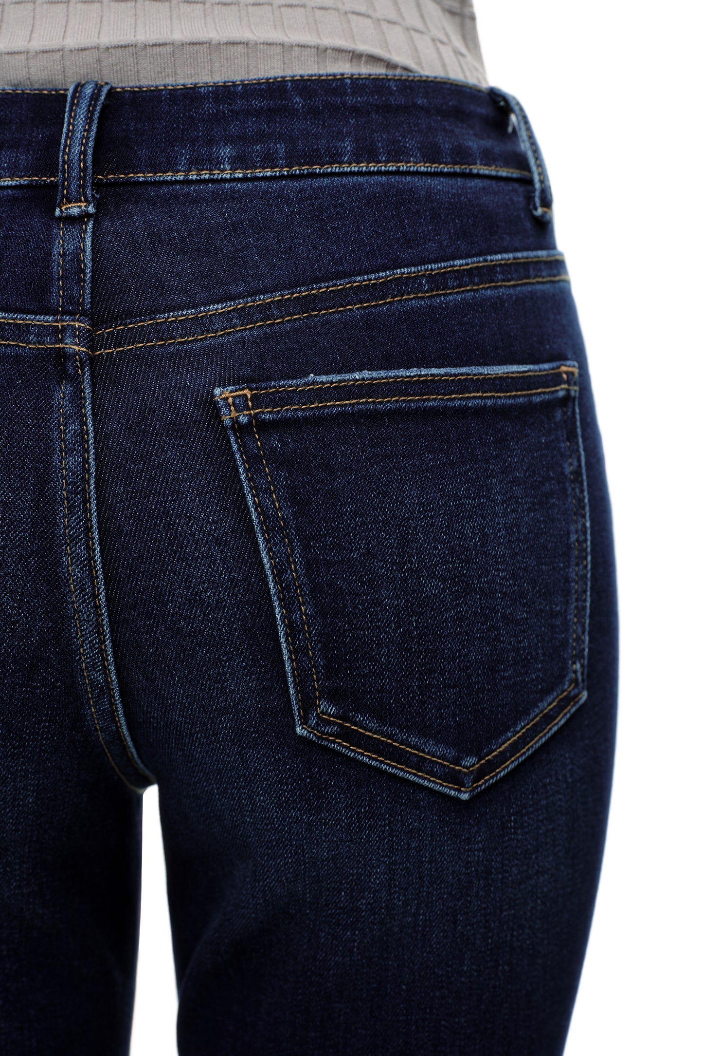 Flattering High Rise Flare Denim Jeans OSF1148EC