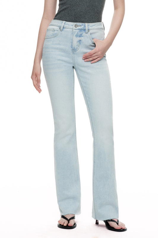 High Rise Bootcut Denim Jeans OSF1149