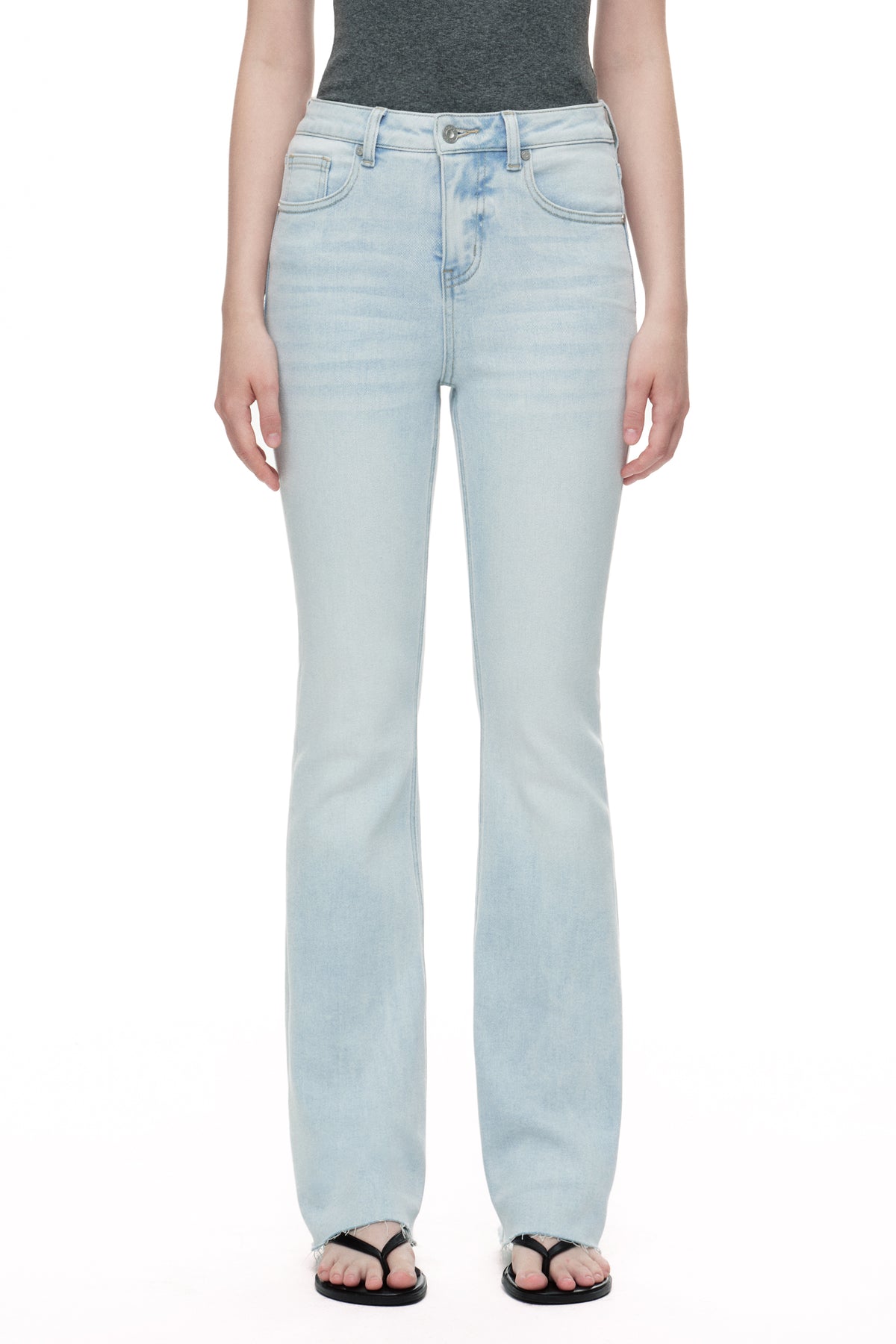 High Rise Bootcut Denim Jeans OSF1149