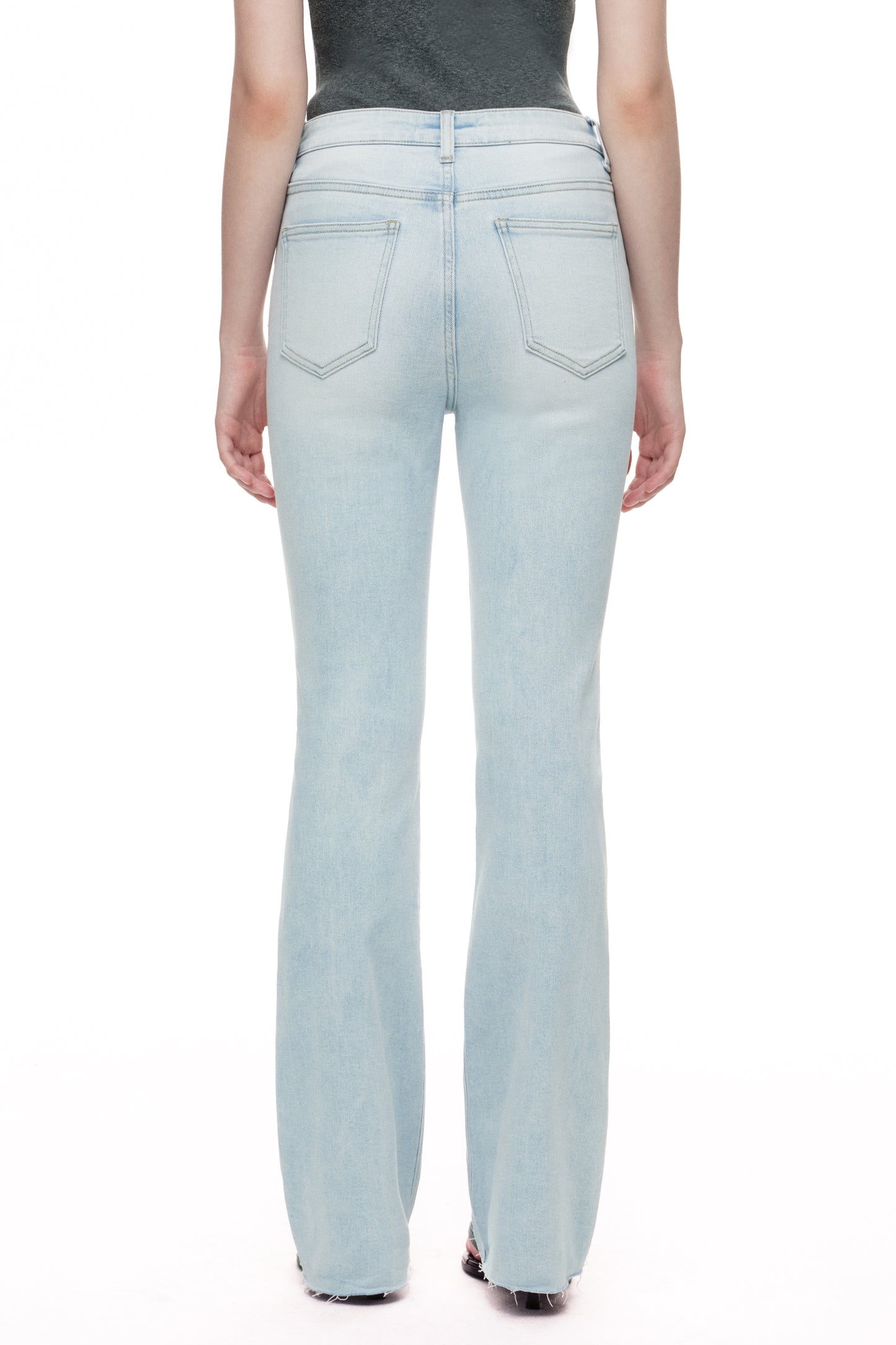 High Rise Bootcut Denim Jeans OSF1149