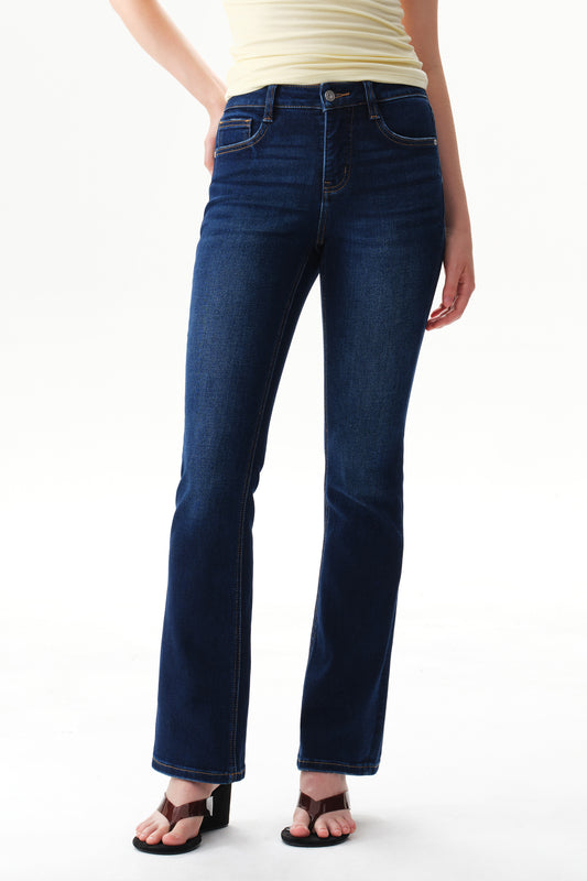 Mid Rise Bootcut Denim Jeans OSF1150