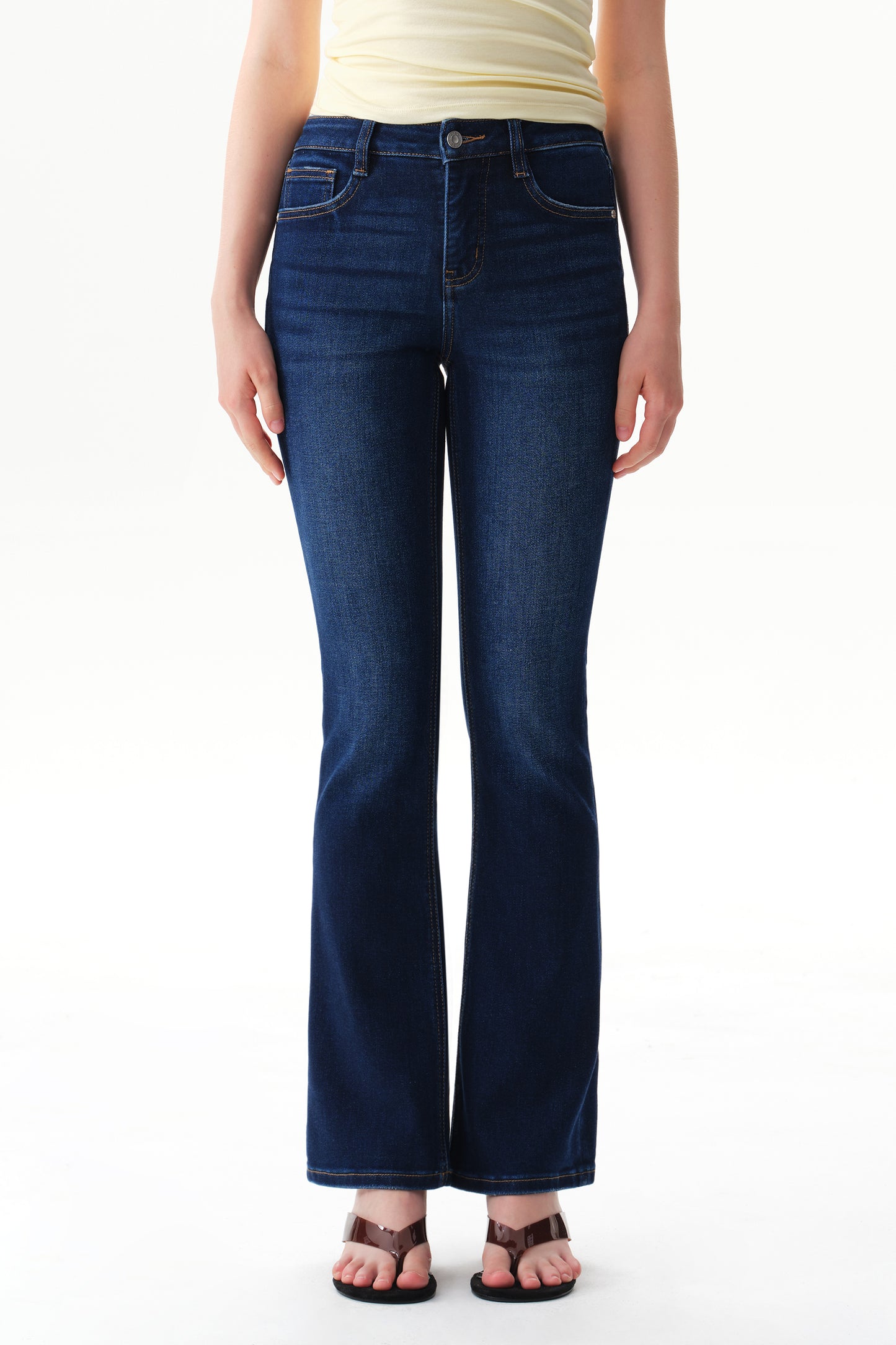 Mid Rise Bootcut Denim Jeans OSF1150