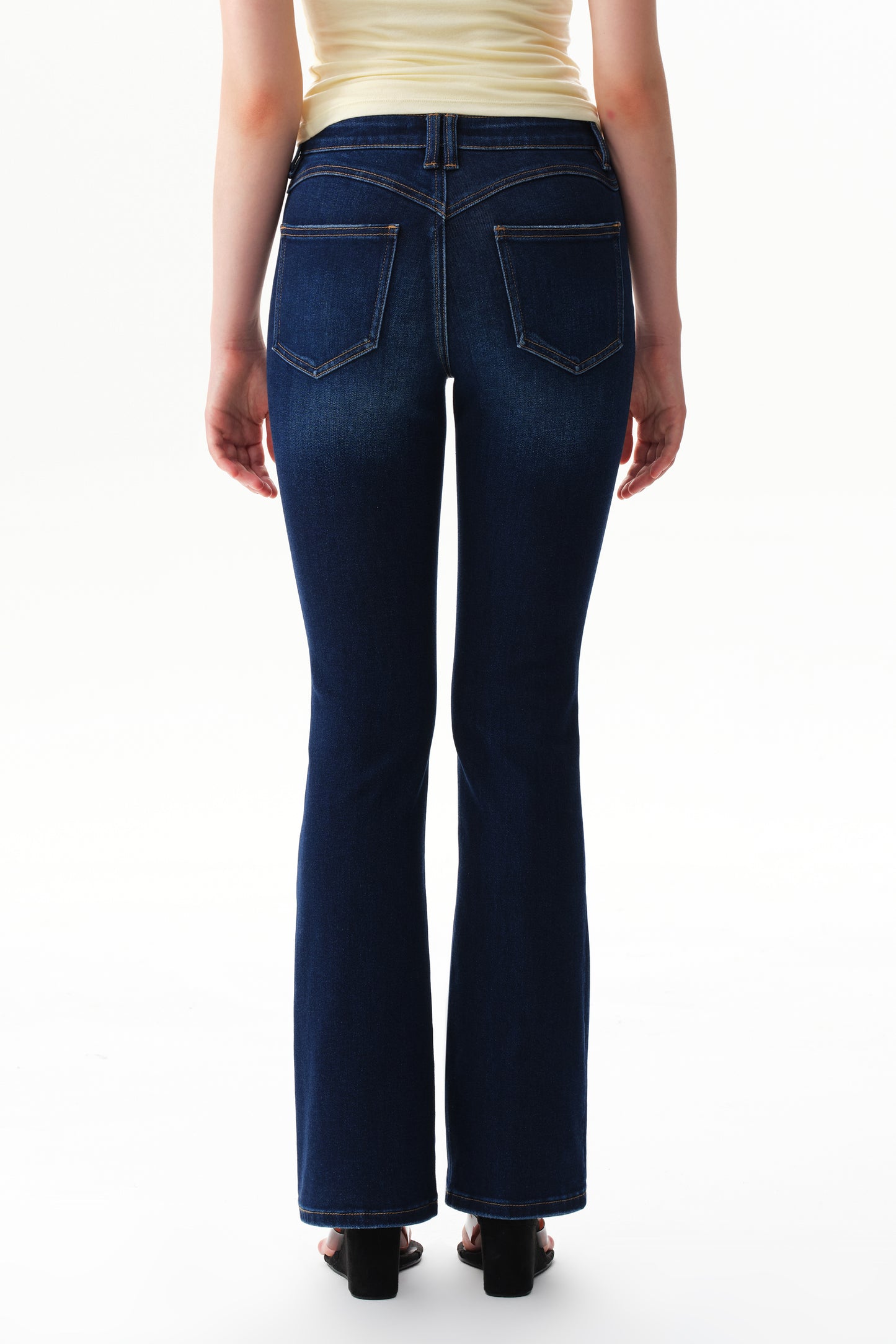Mid Rise Bootcut Denim Jeans OSF1150