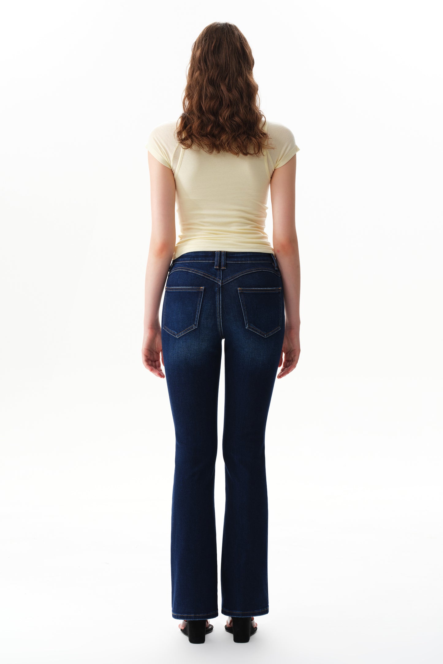 Mid Rise Bootcut Denim Jeans OSF1150